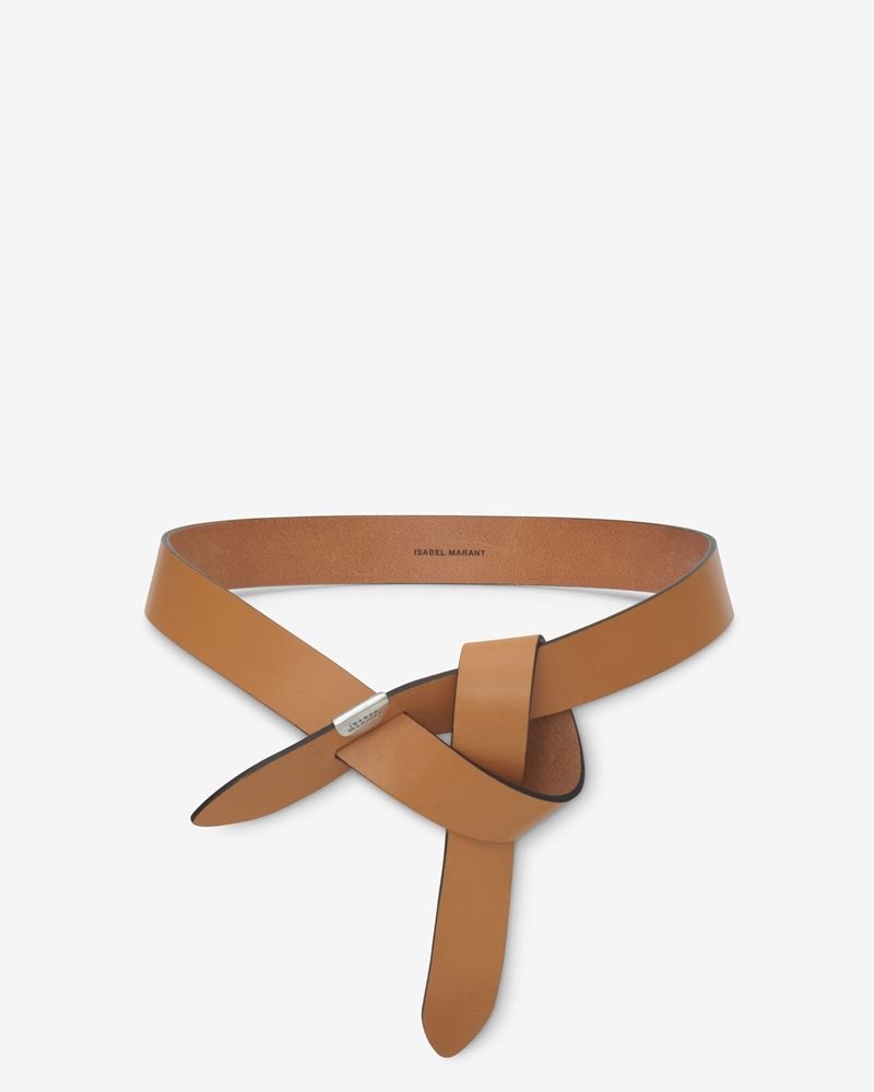 LECCE KNOTTED LEATHER BELT - 1