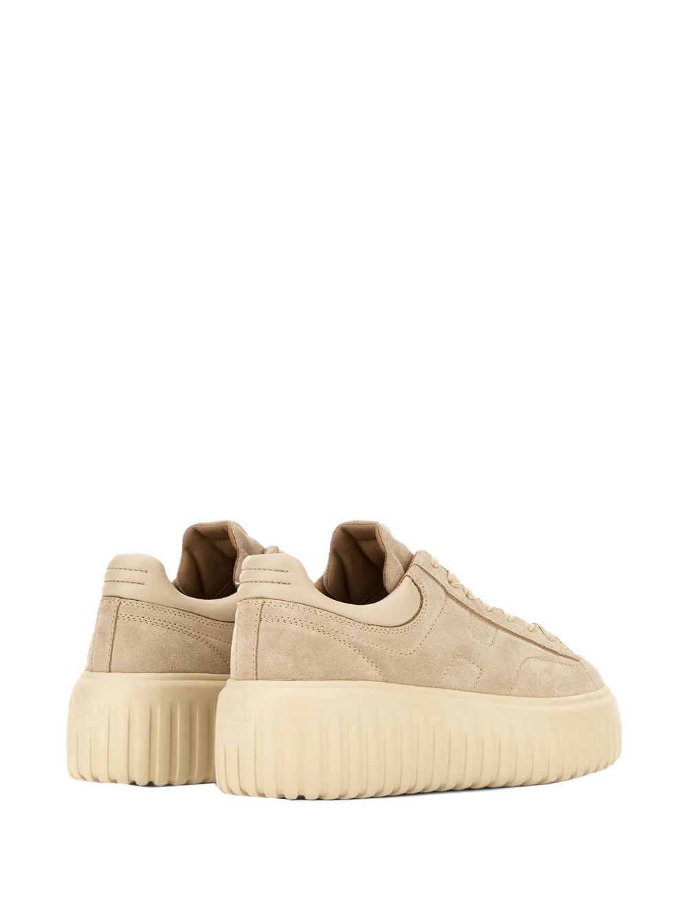 H detail platform sneakers - 3