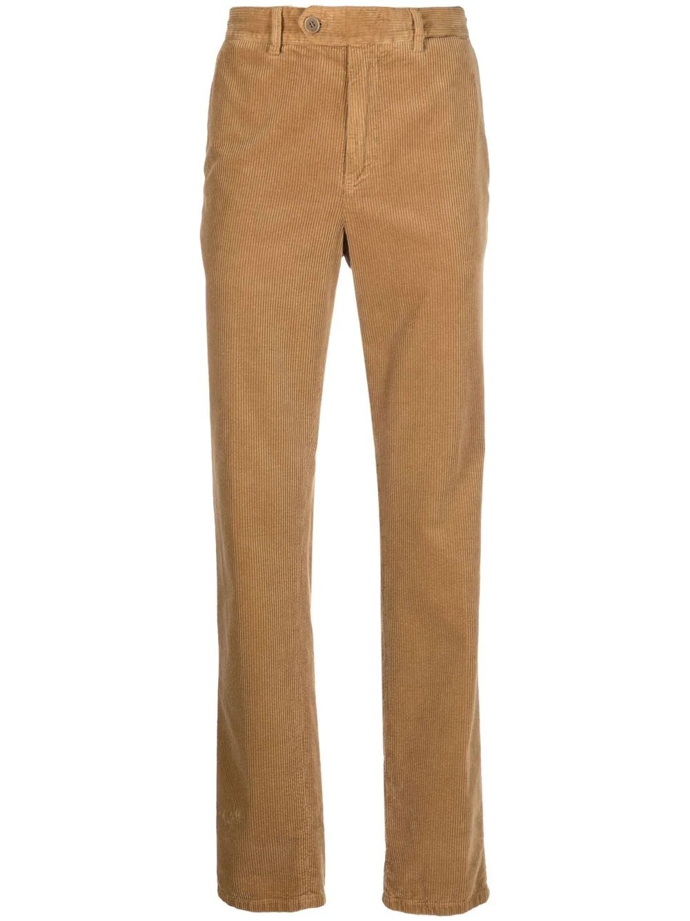 corduroy straight-leg trousers - 1