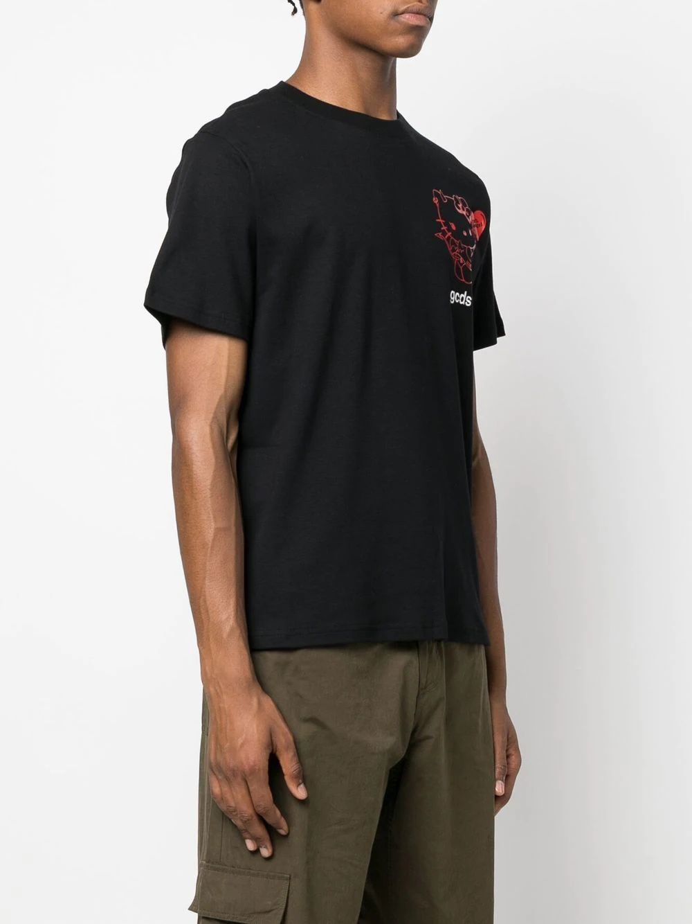 embroidered-logo T-shirt - 4