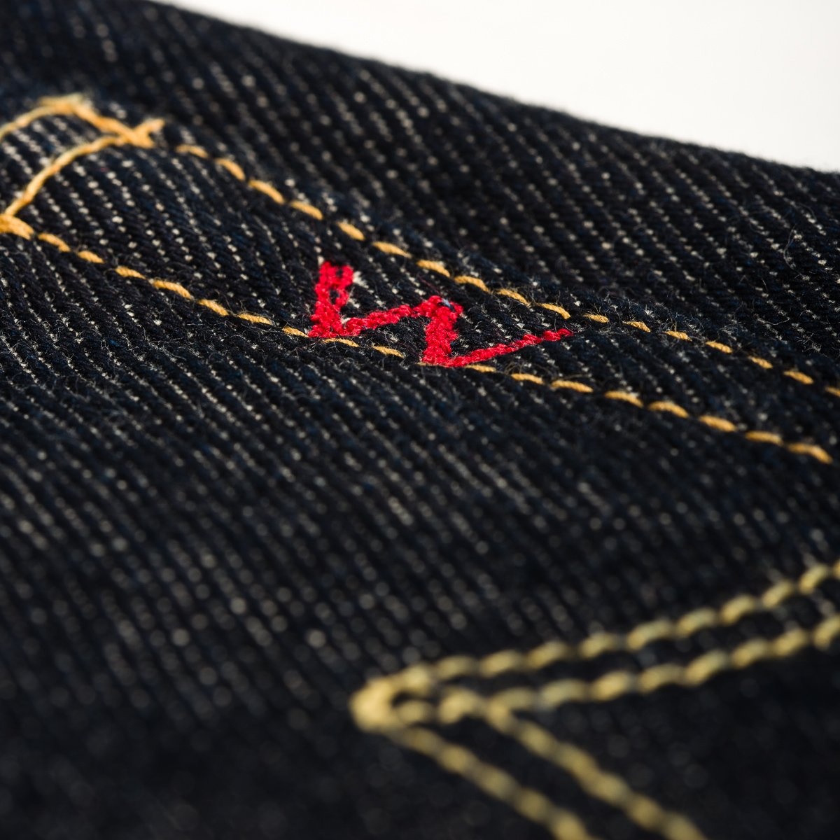 IH-777-21 21oz Selvedge Denim Slim Taper Indigo - 6