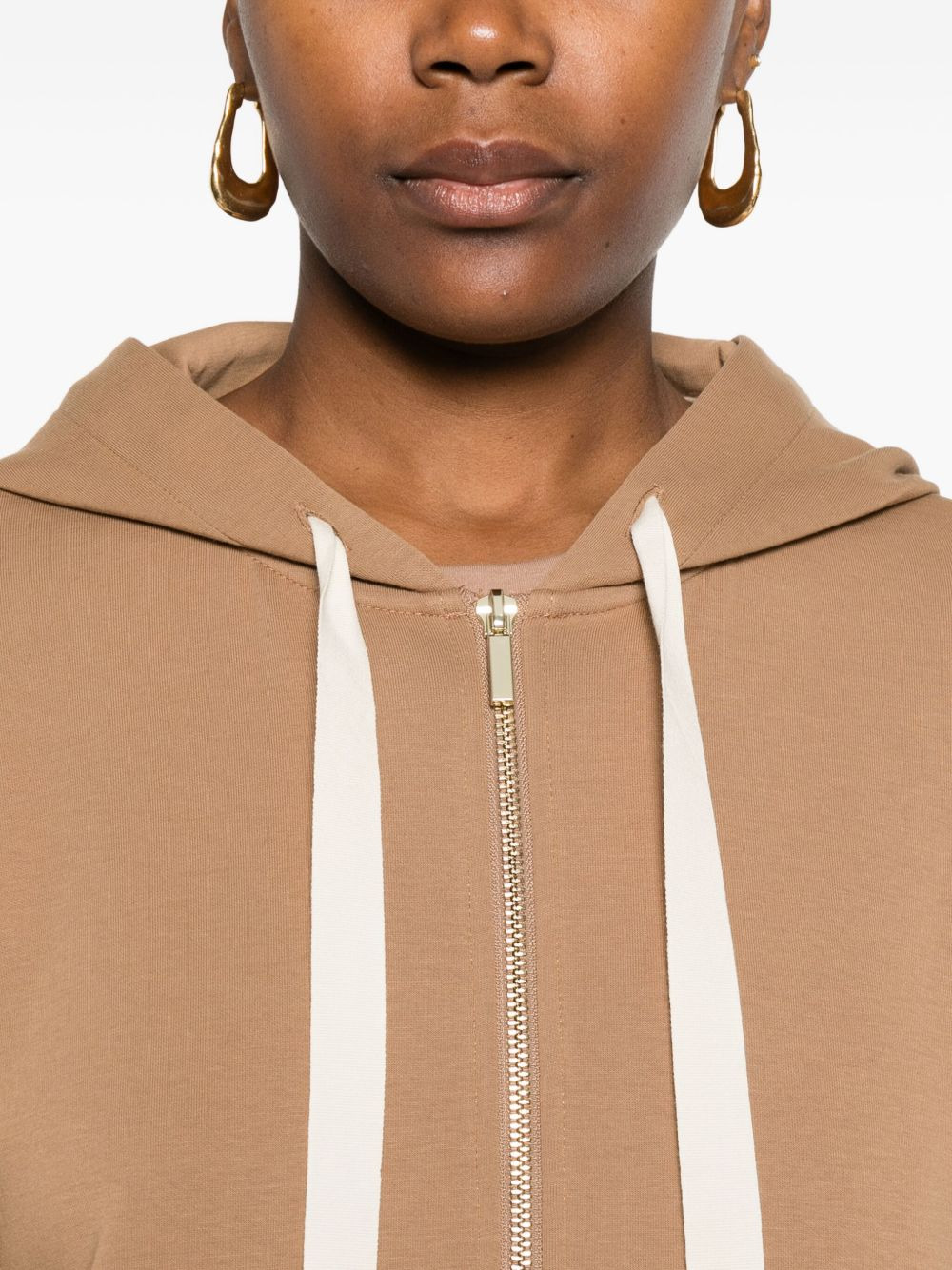 hooded zip-up jacket - 5