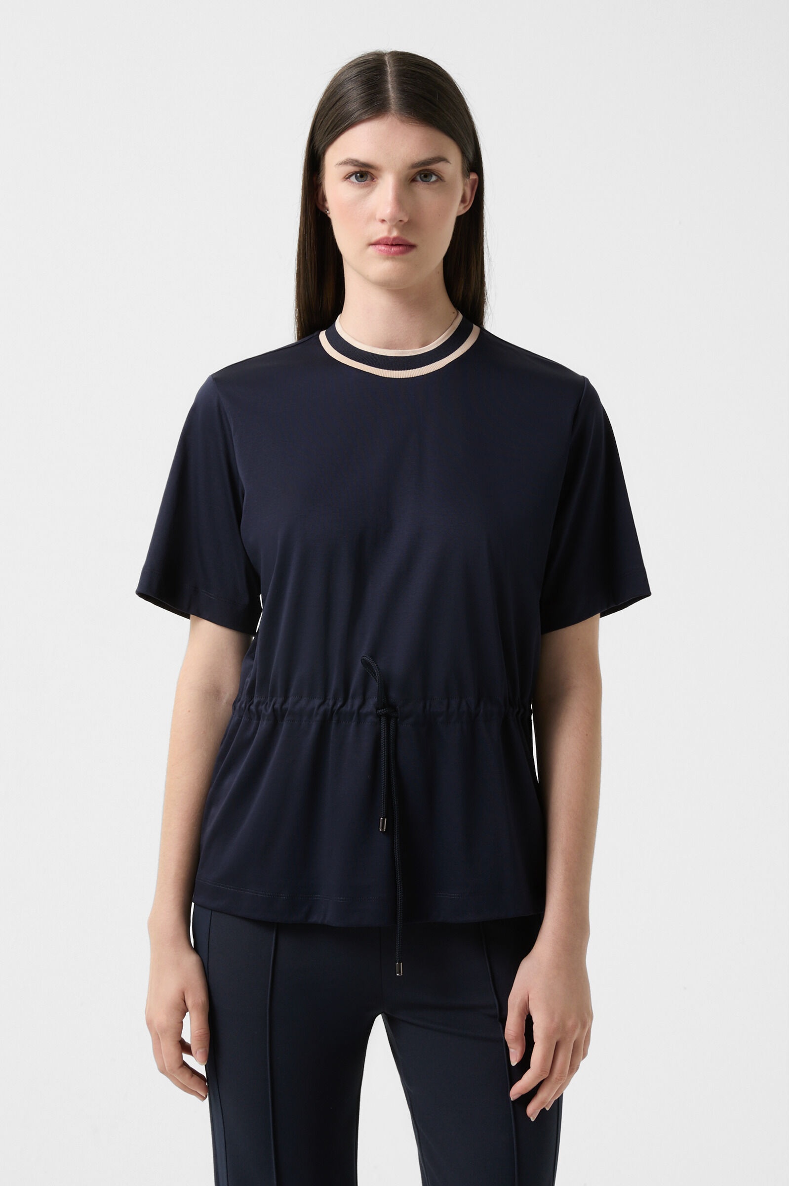 Melina shirt in Navy blue - 2