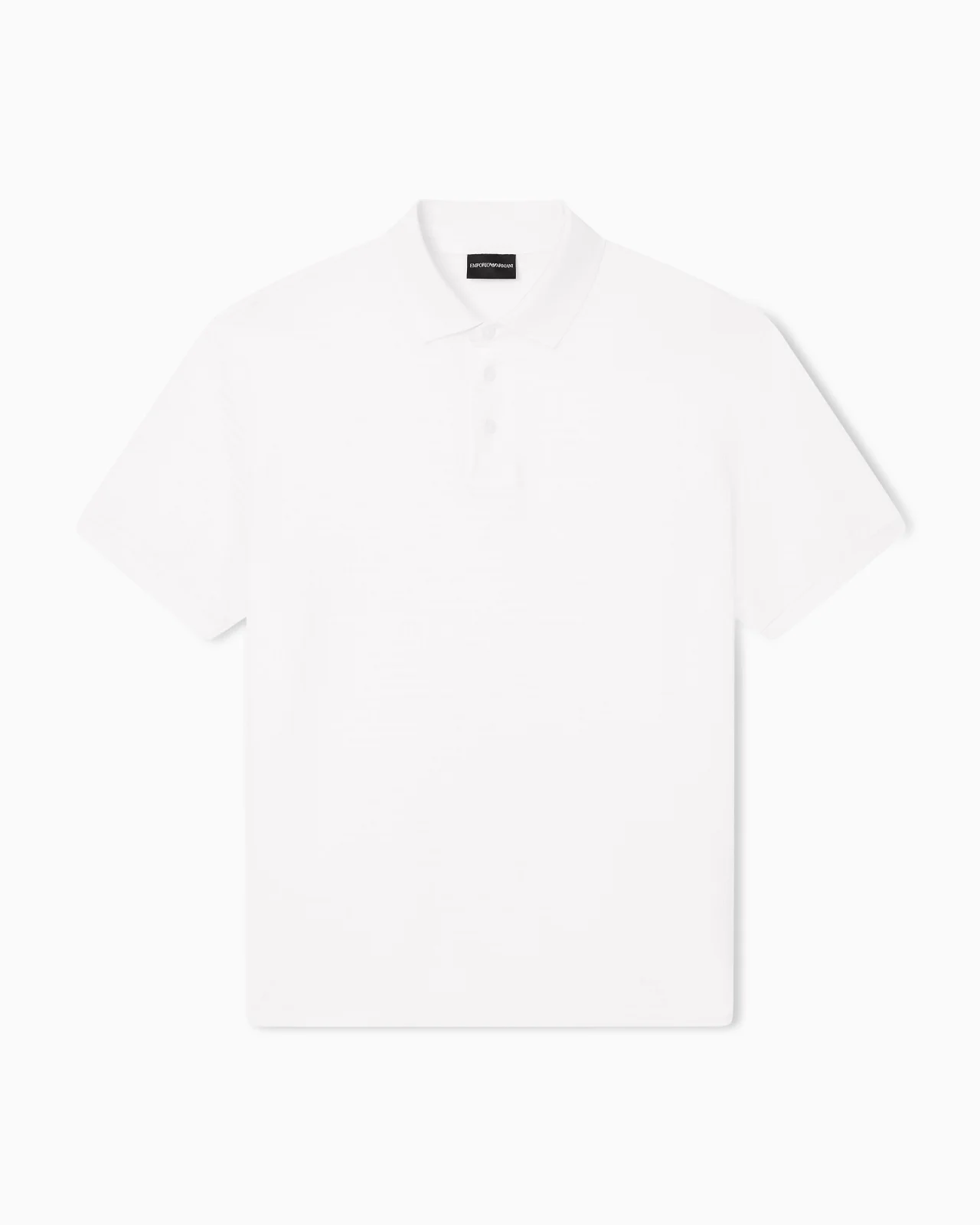 JERSEY POLO SHIRT WITH ALL-OVER JACQUARD LETTERING - 1