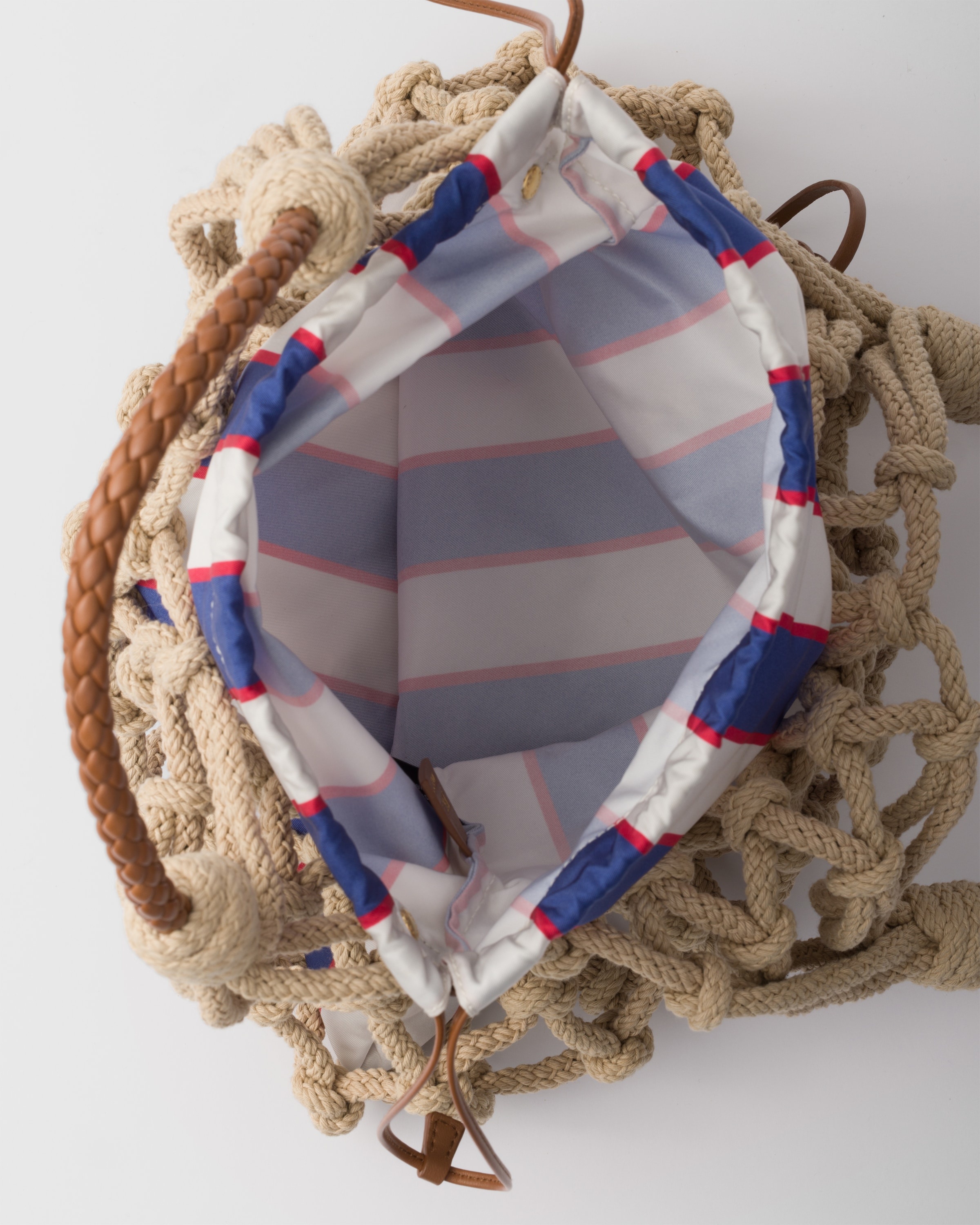 Medium cotton macramé bag - 5