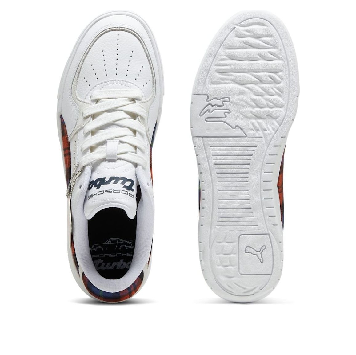 PUMA x Porsche Legacy CA Pro 'Tartan Formstrip White Redmazing' 308418-01 - 4