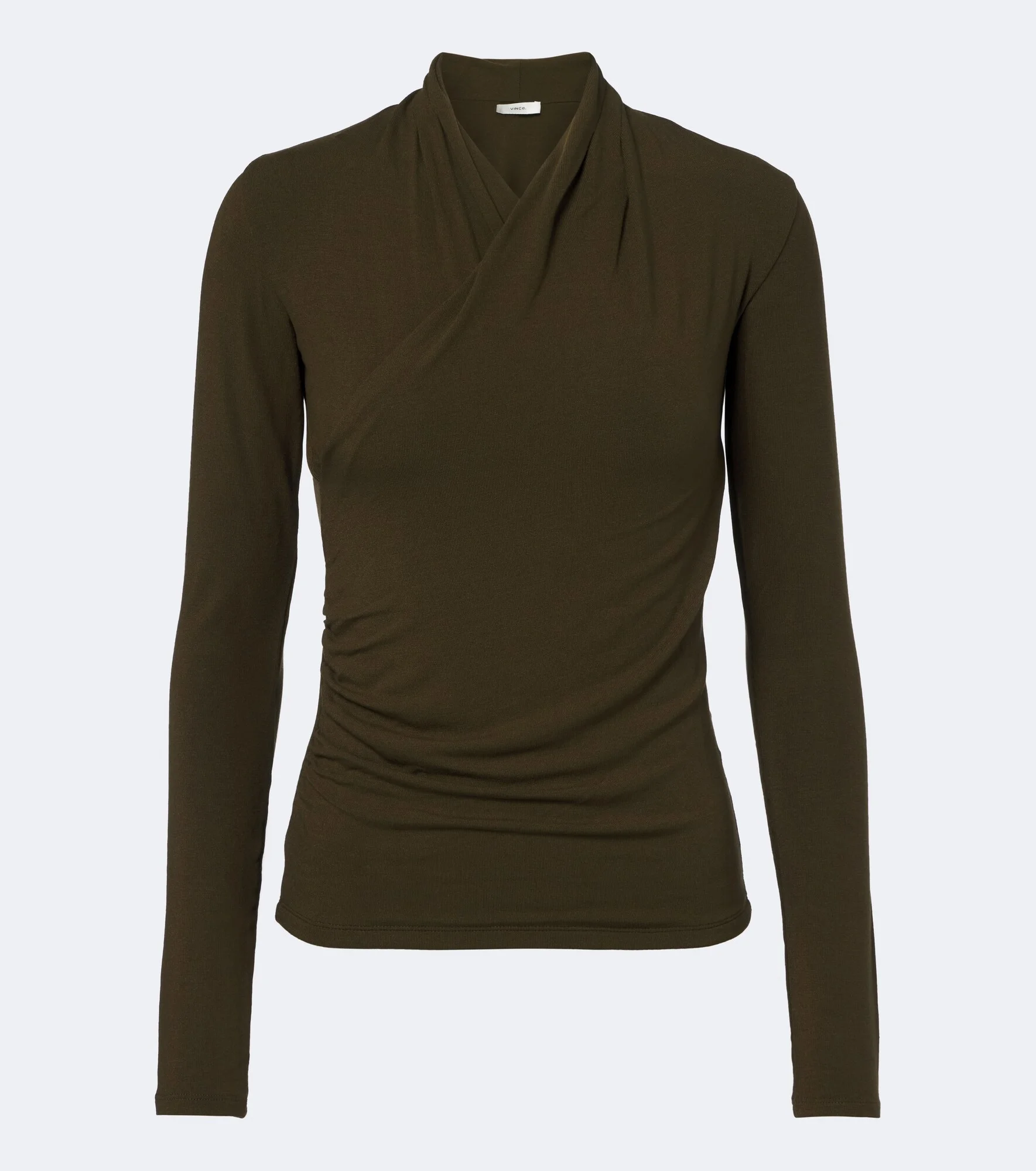 Fixed jersey wrap top - 1