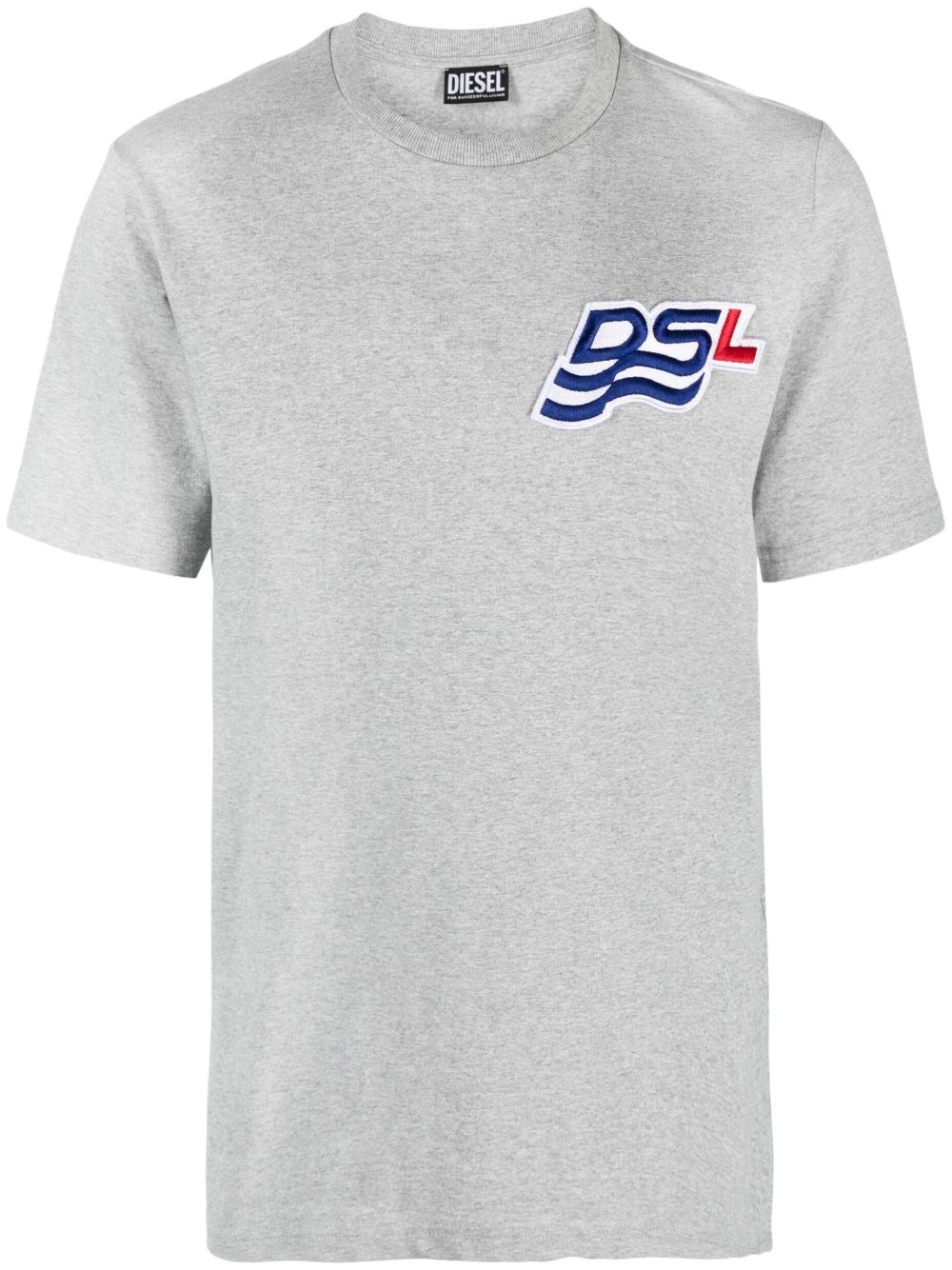 logo-patch short-sleeved T-shirt - 1