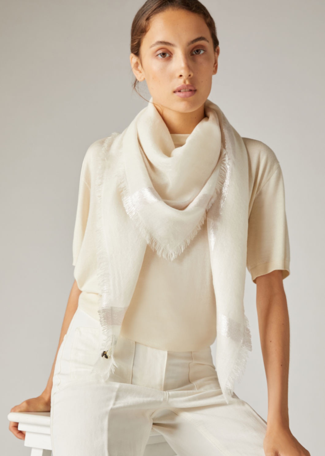 Quadrata Evening Oversized Foulard - 2