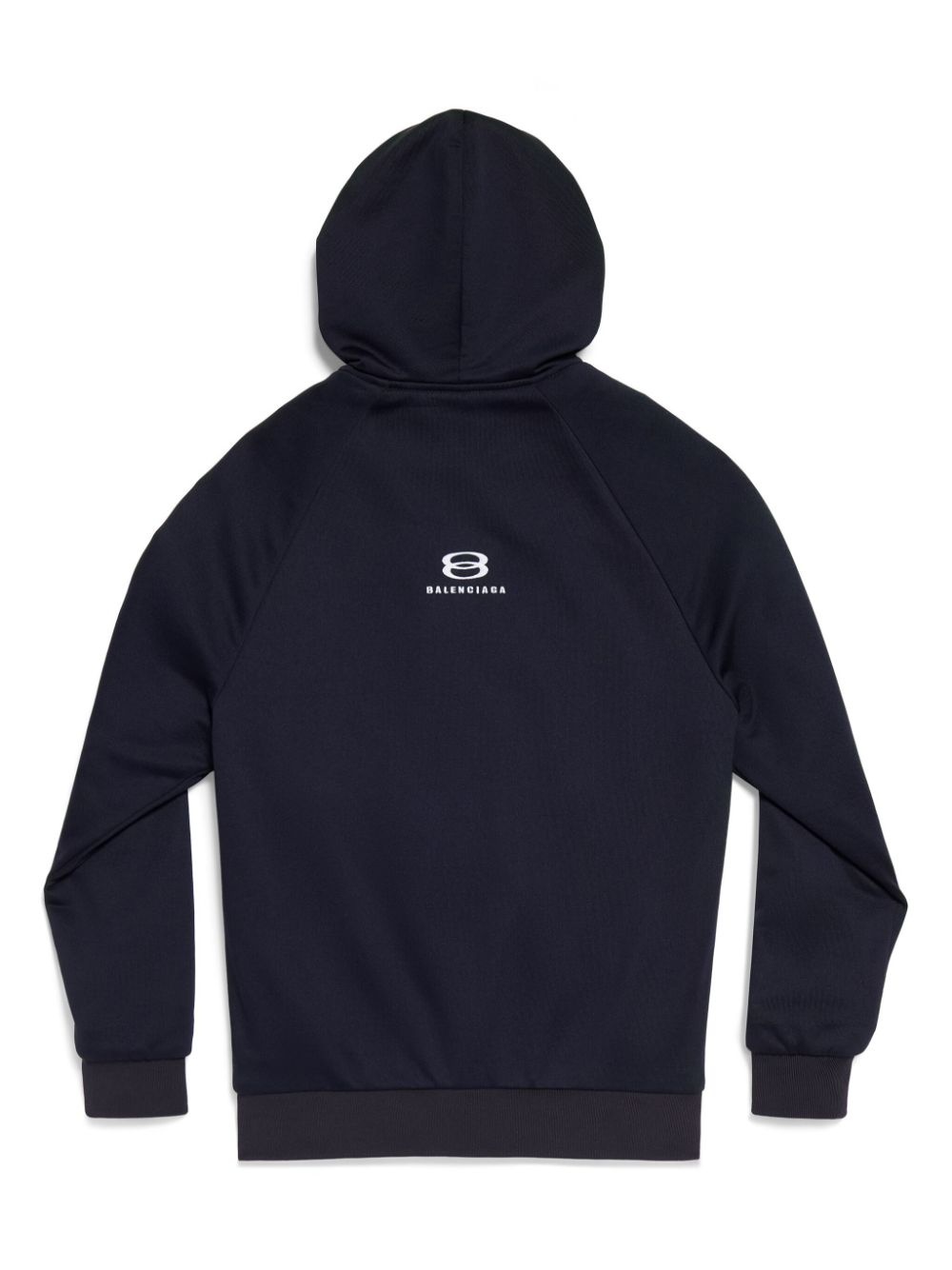 logo-print zip-up hoodie - 6