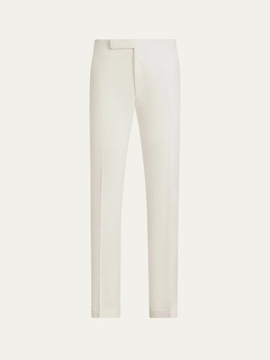 Gregory Hand-Tailored Linen Trouser - 1