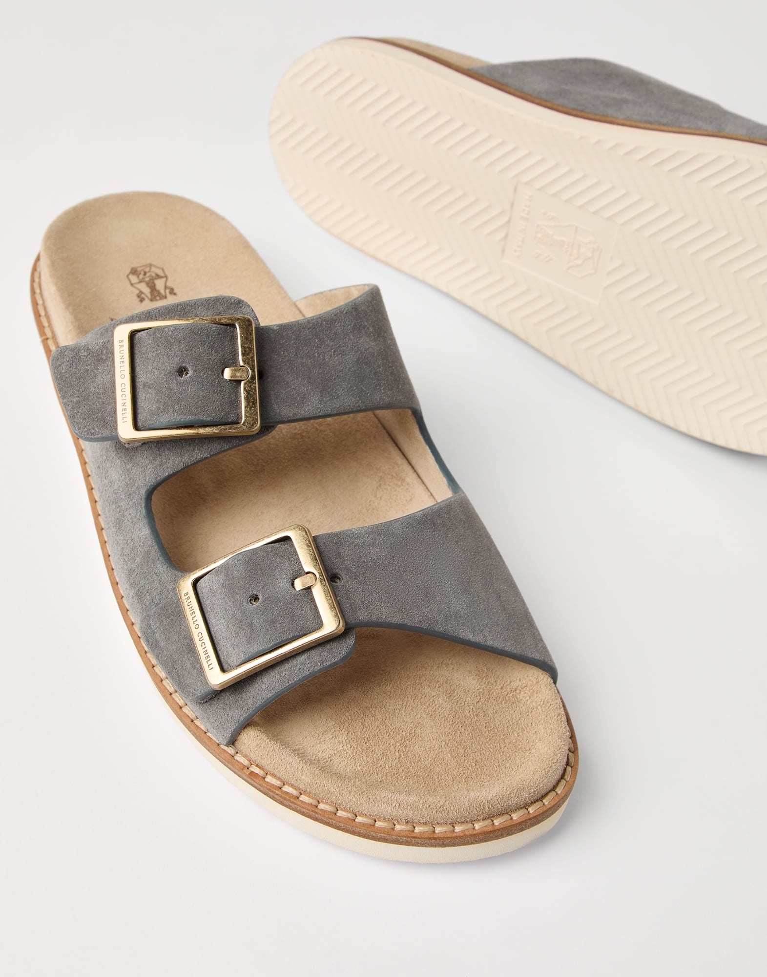 Washed suede urban slides - 3