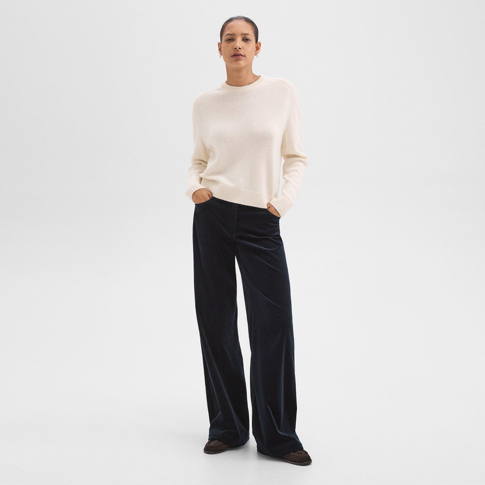 Straight-Leg 5-Pocket Pant in Velvet - 2