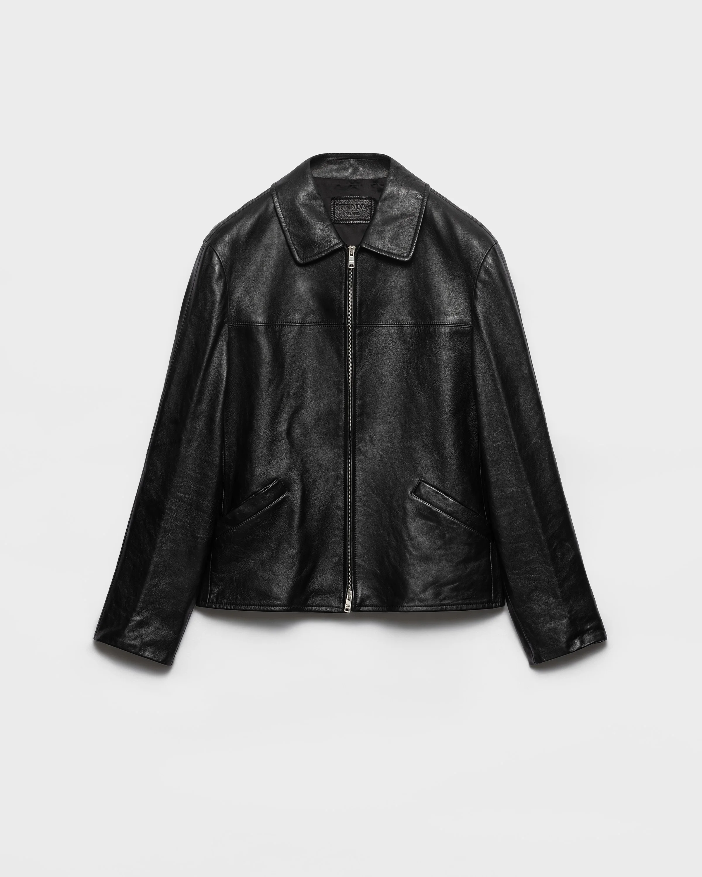 Nappa leather blouson jacket - 1