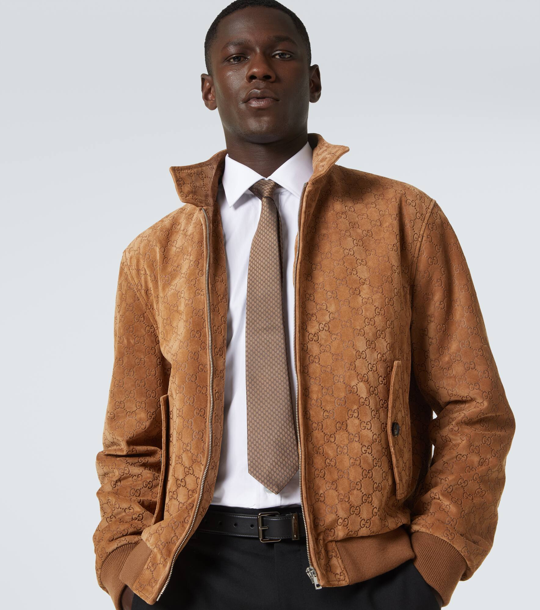 GG silk jacquard tie - 2