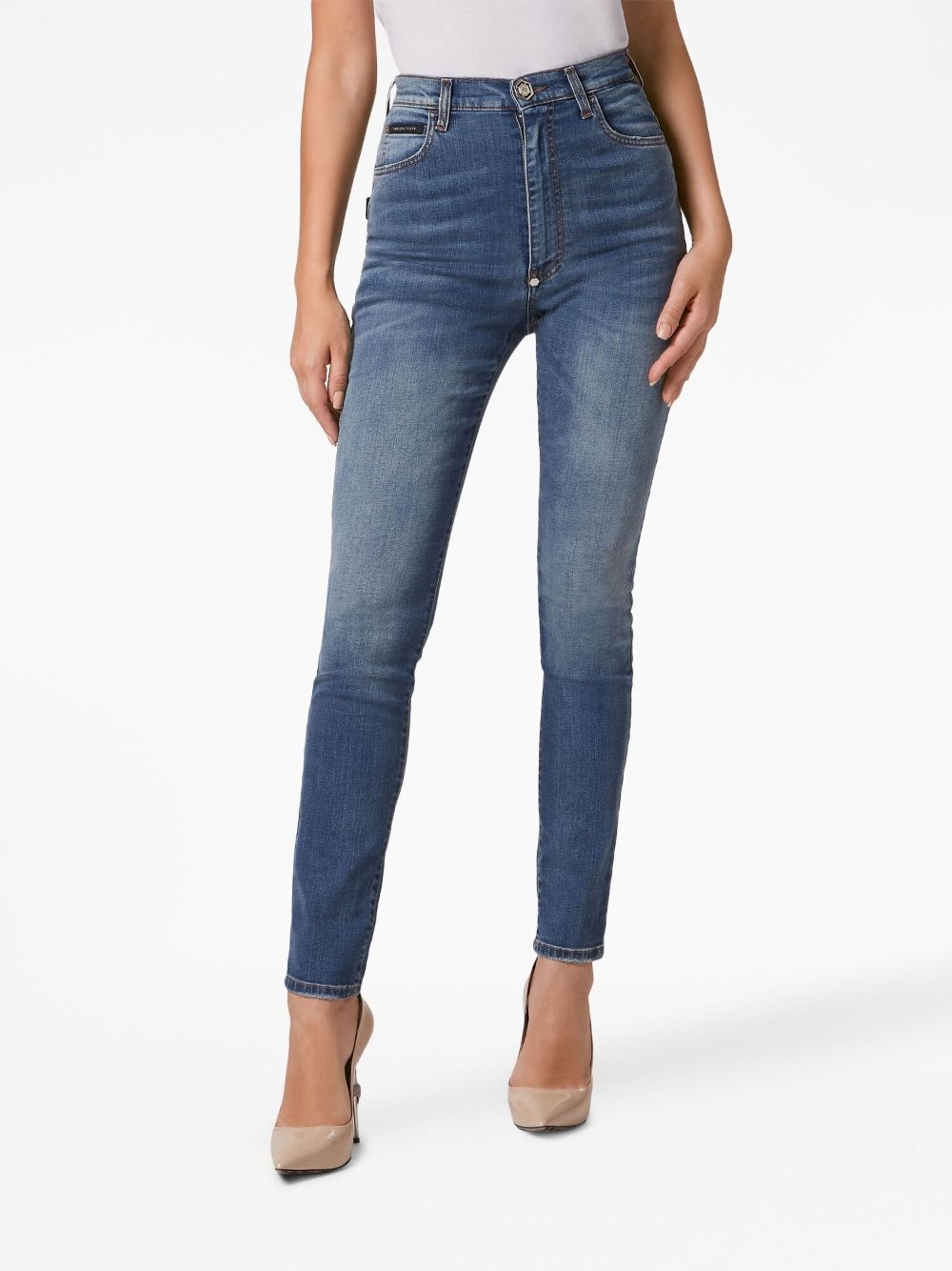 high-rise skinny jeans - 3