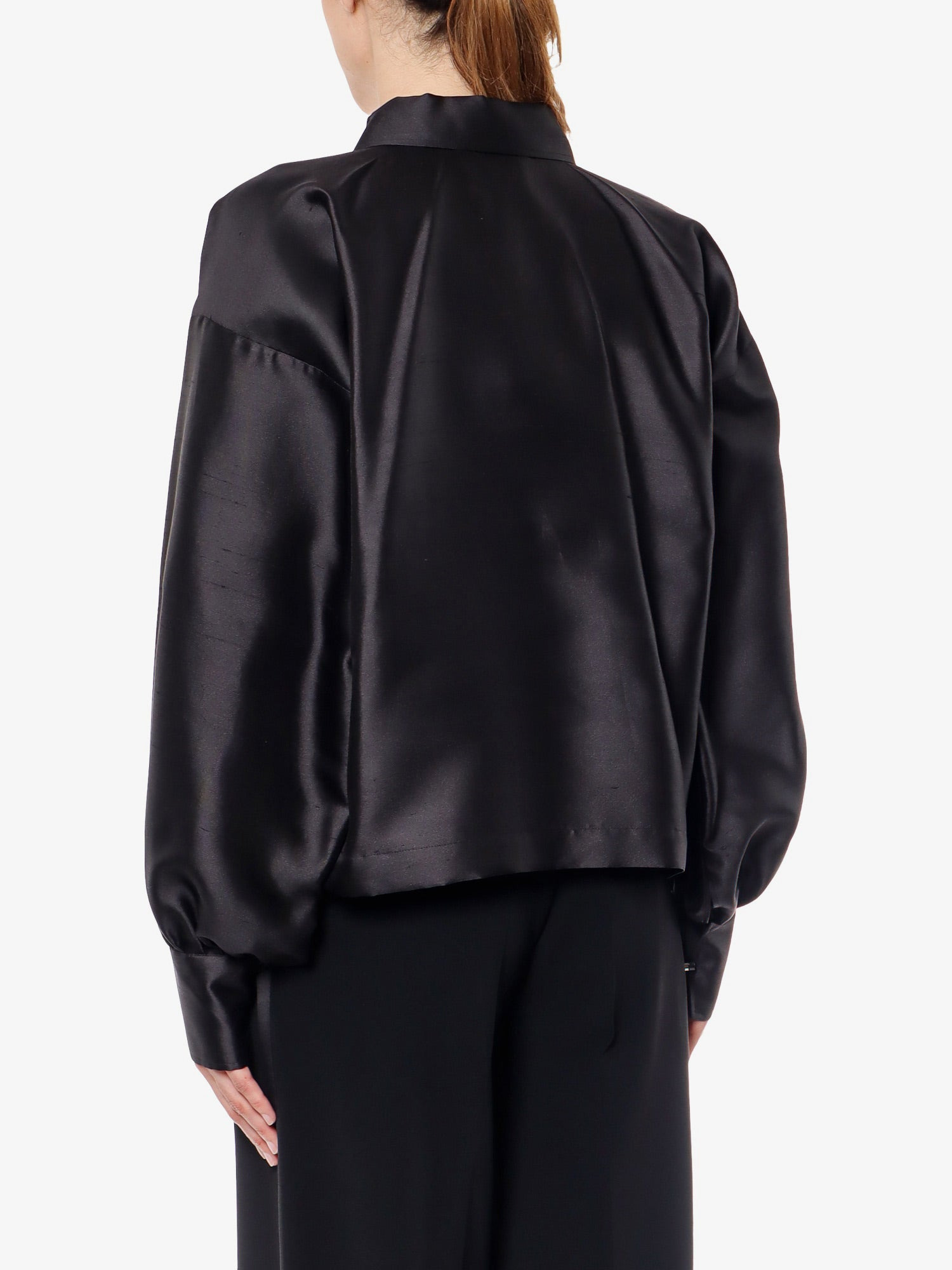 Silk And Cotton Shirt With Jabot - 4