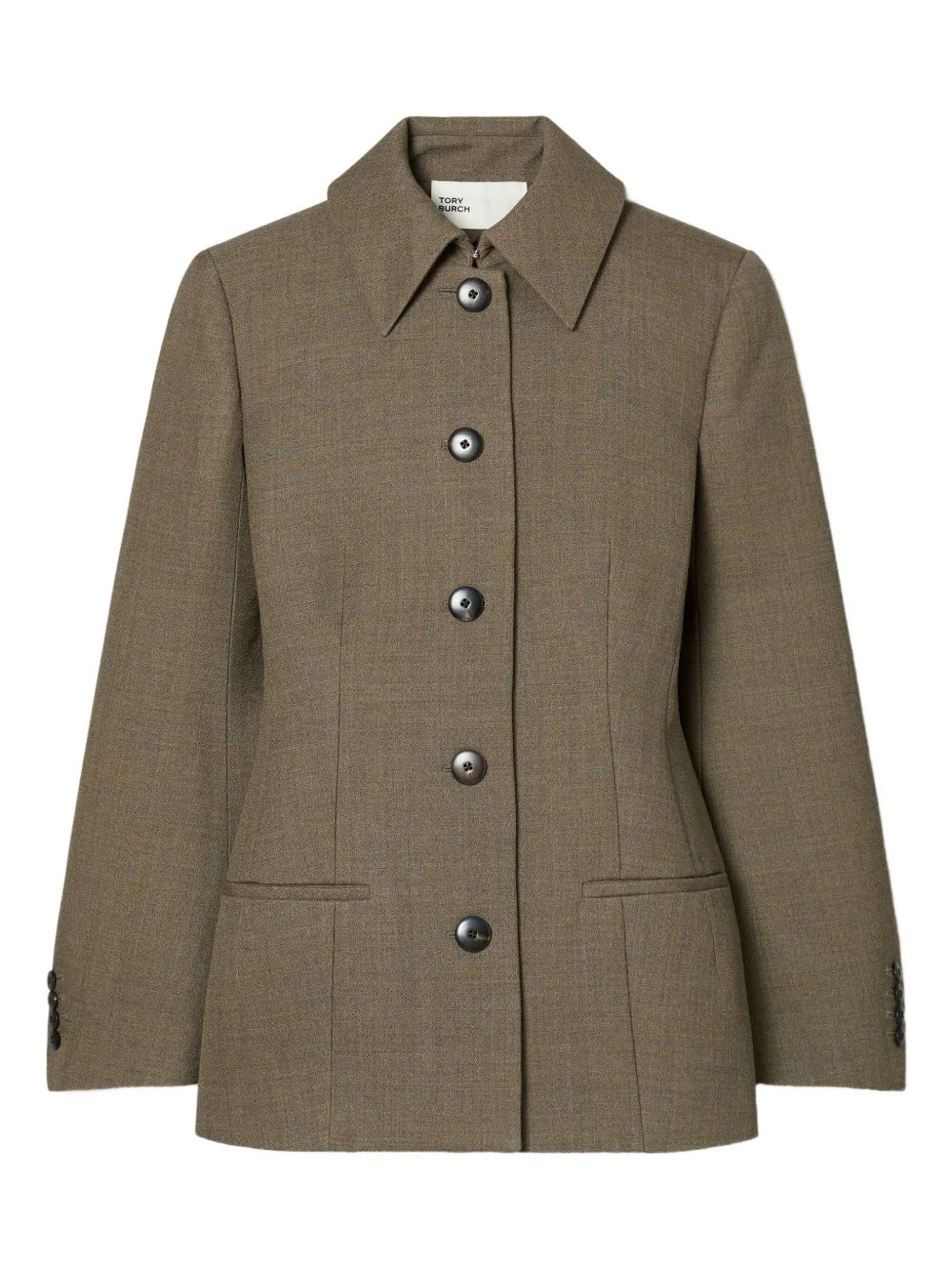 button wool jacket - 1