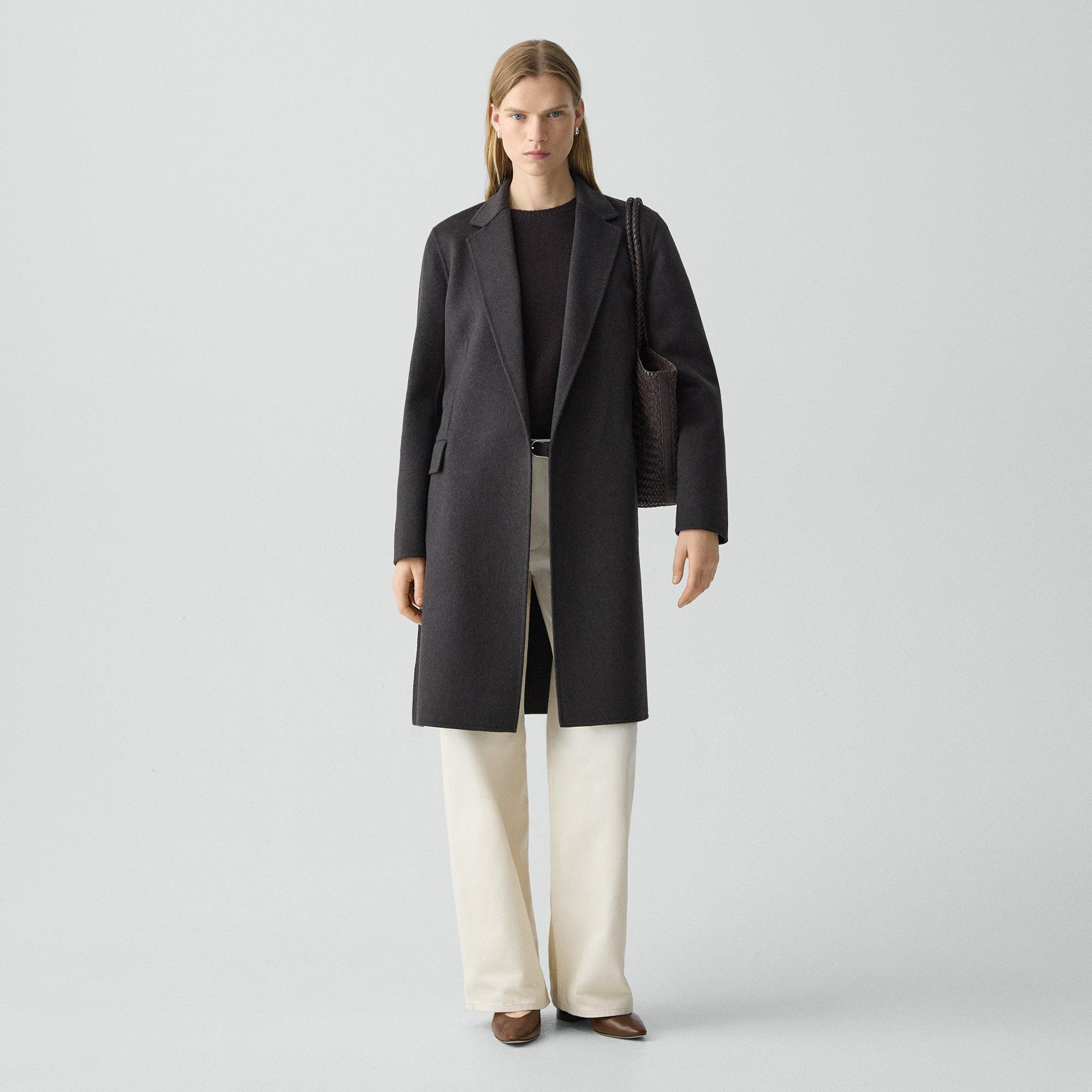 Belted Coat in Double-Face Wool-Cashmere - 2