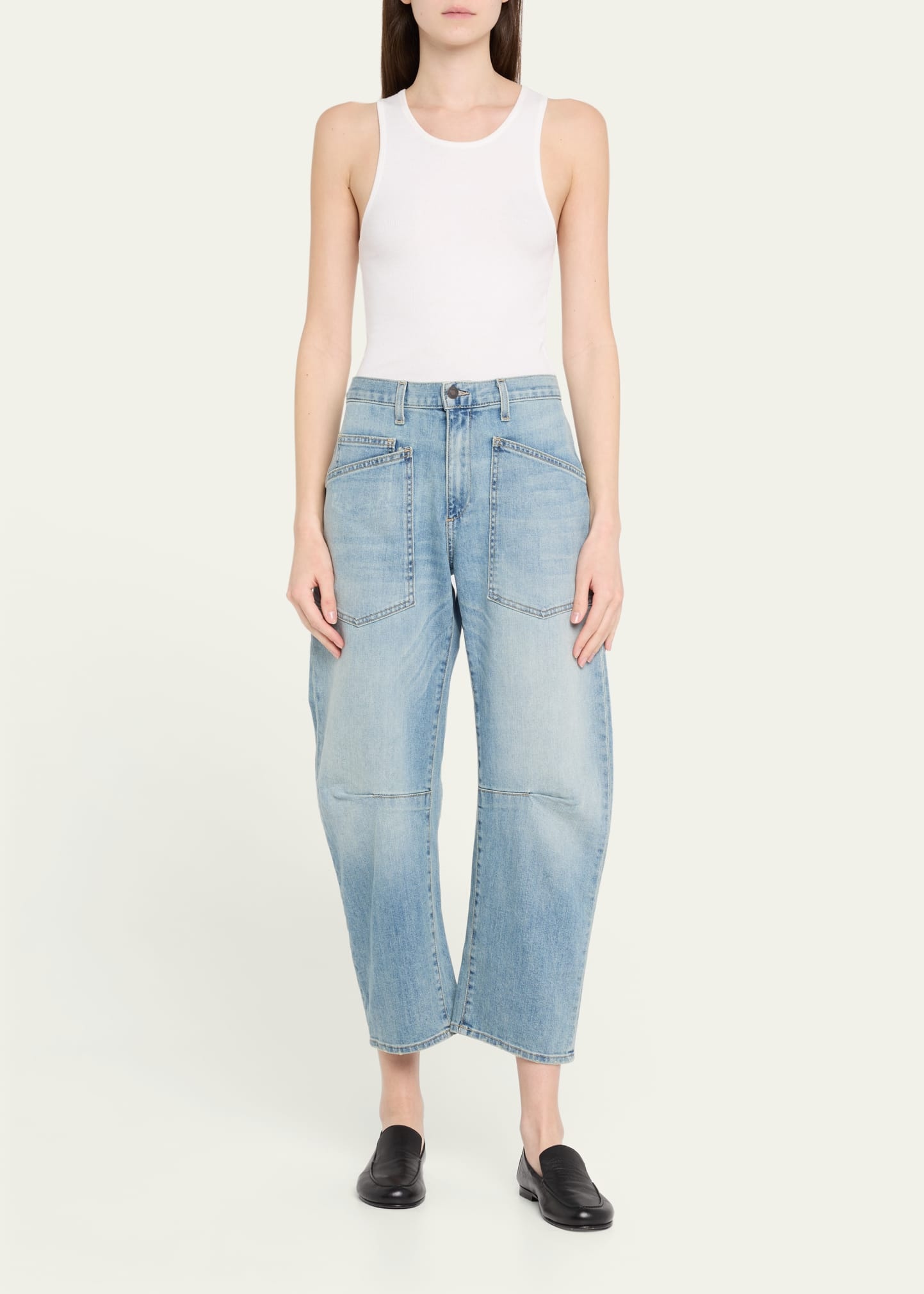Shon Cropped Jeans - 2