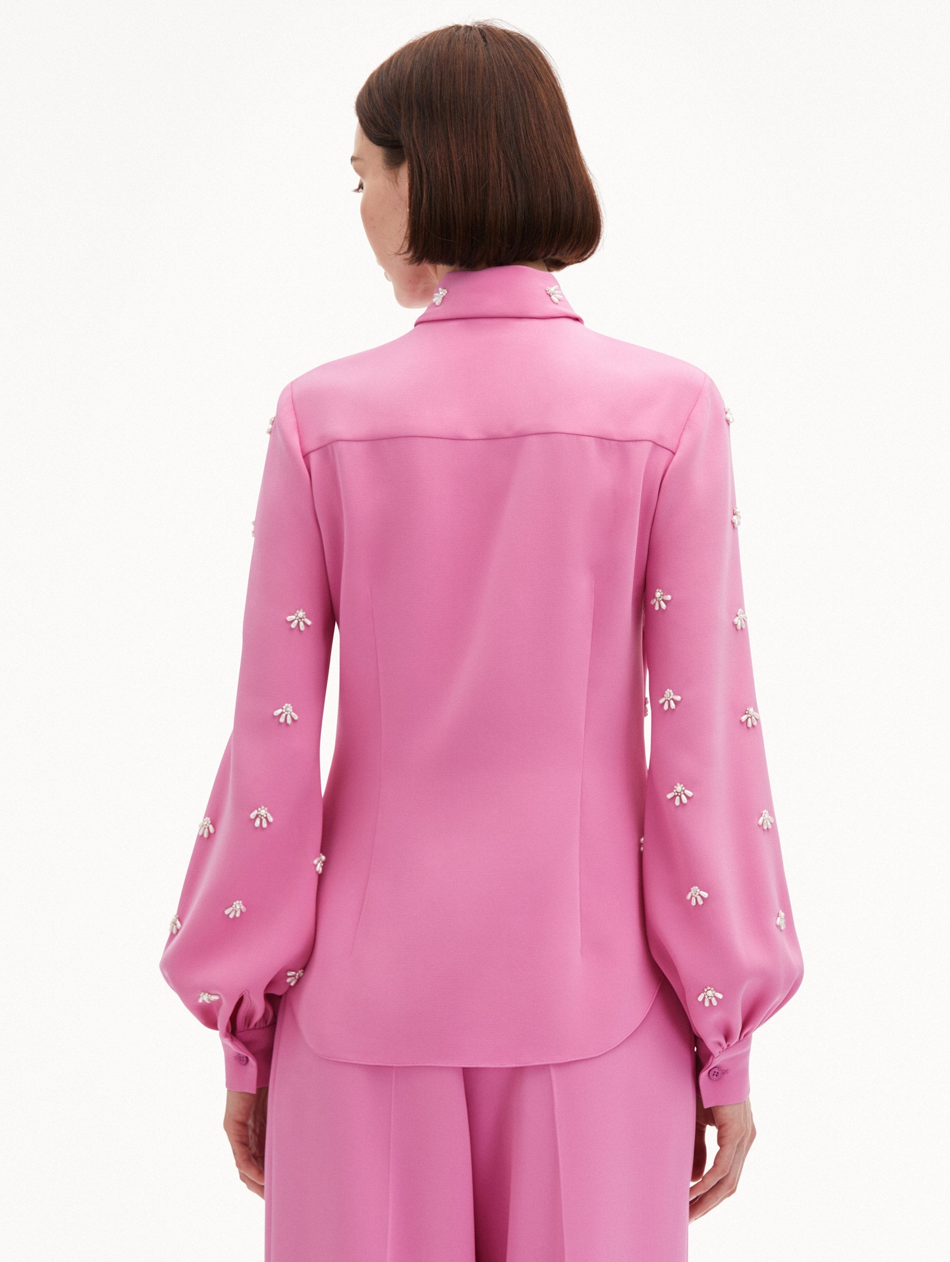 PEARL CABOCHON BLOUSE - 4