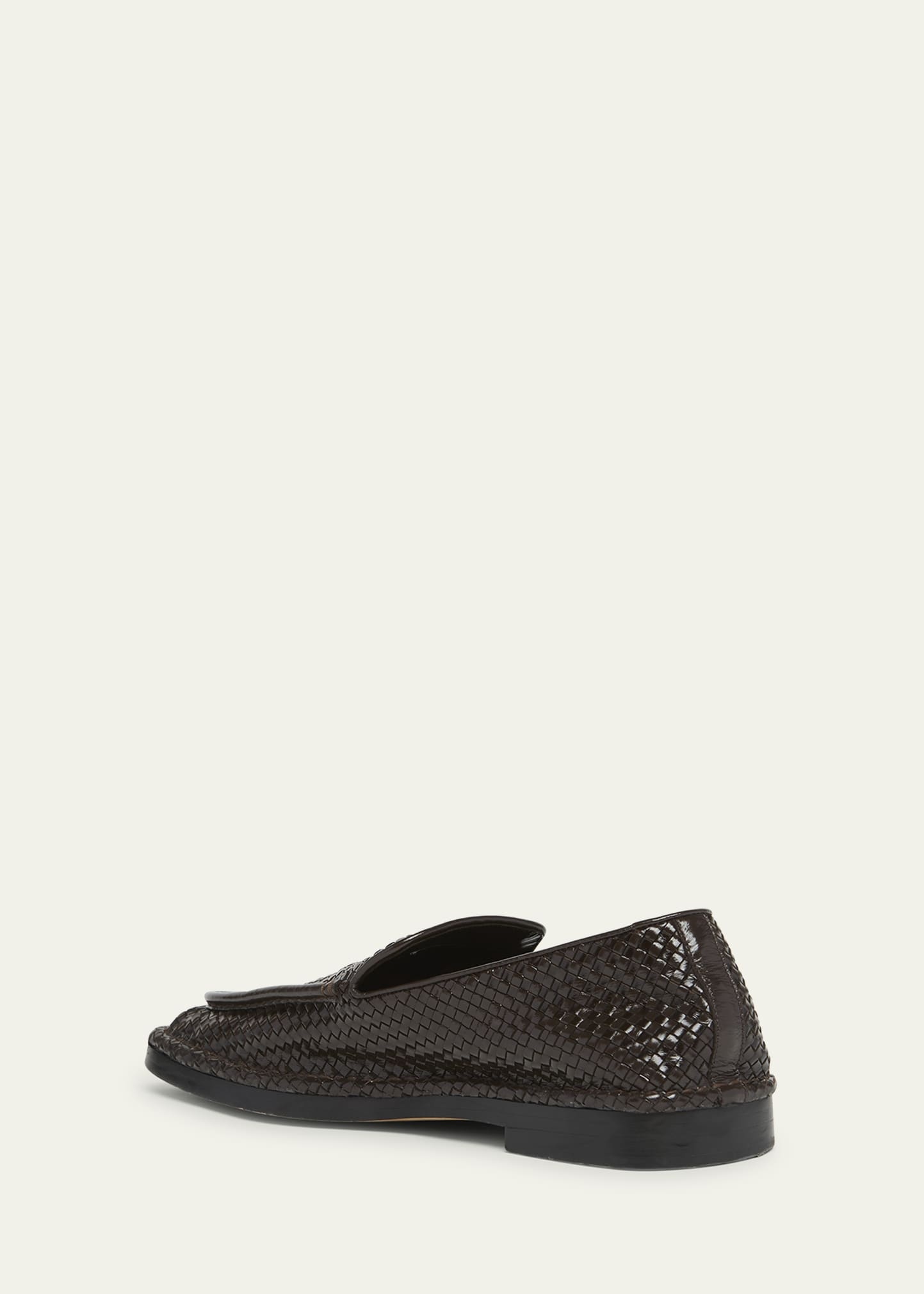 Men's Daddy Intrecciato Leather Loafers - 4