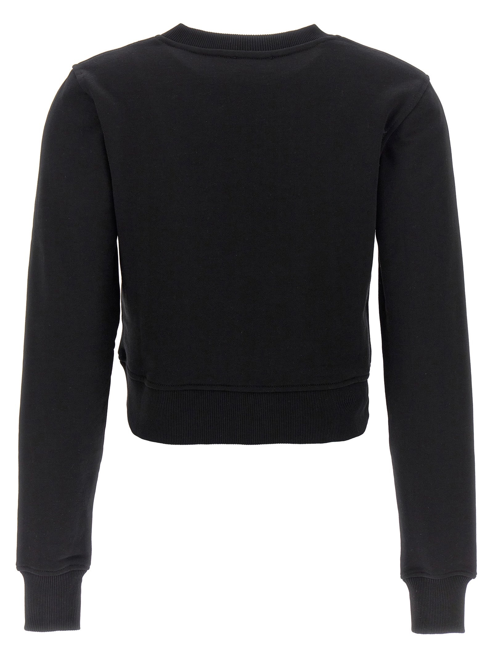 F-Slimmy Cropped Sweatshirt Black - 2