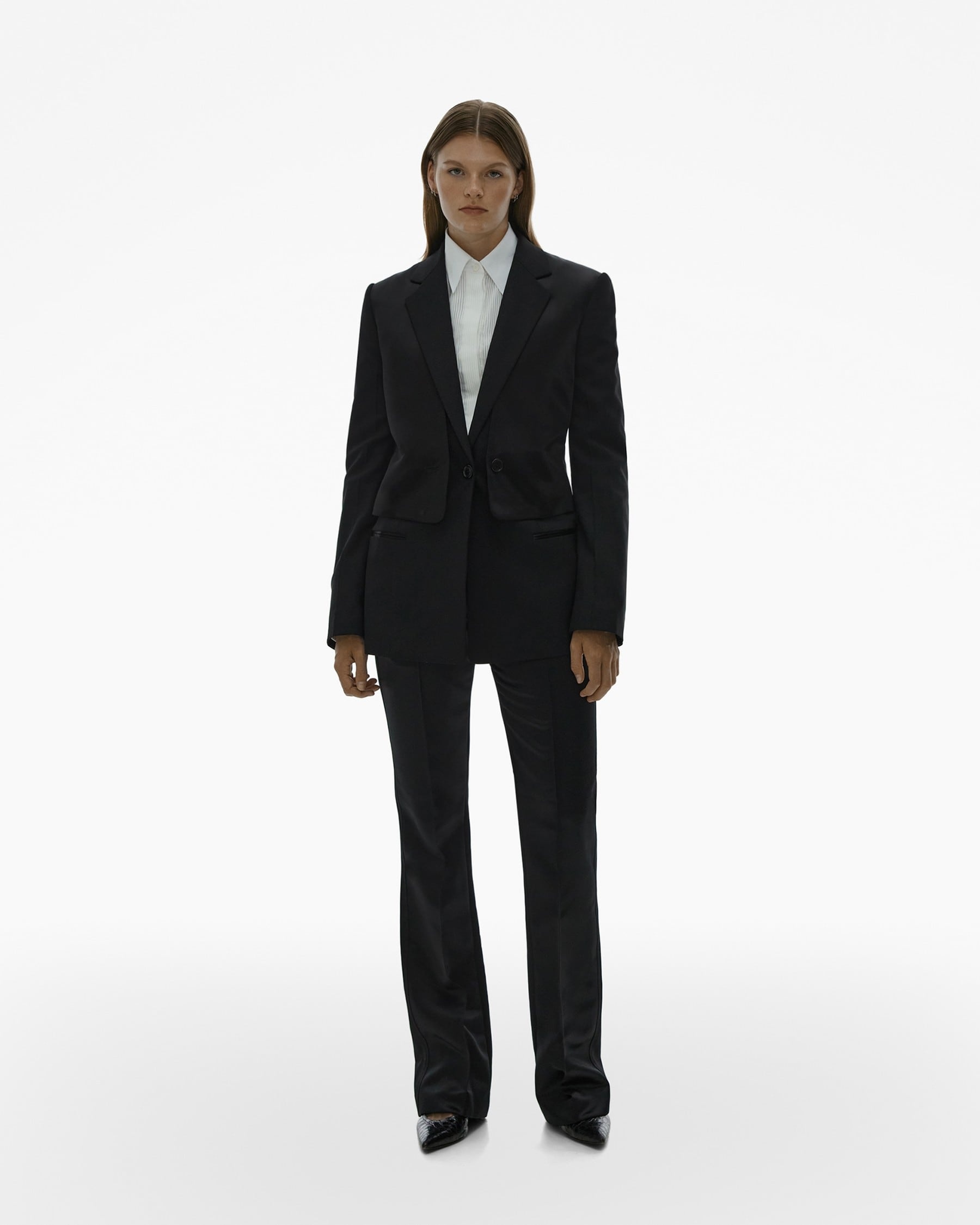 LAYERED CUT-OUT BLAZER - 2