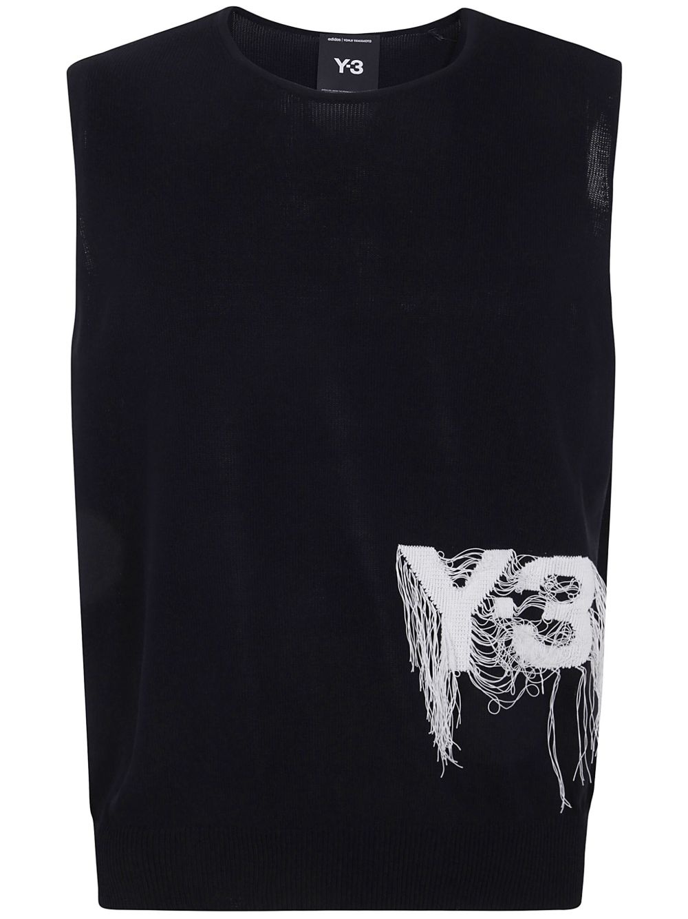 logo-embroidered vest - 1