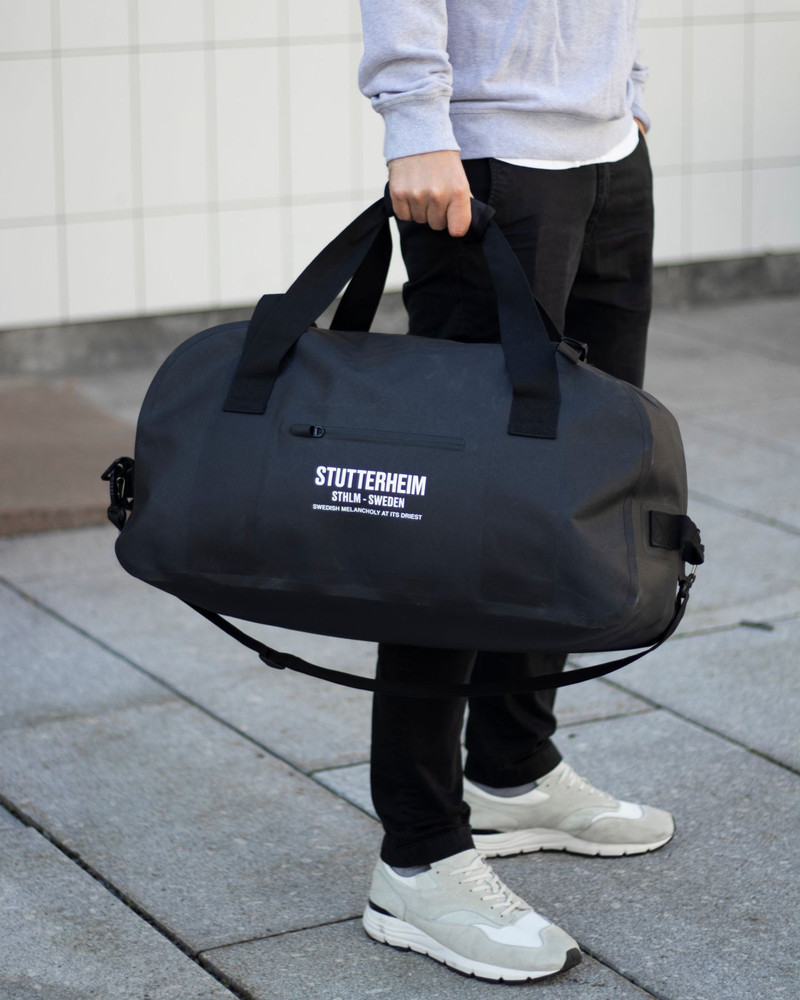 Stutterheim Rain Duffel Bag 50L Black outlook