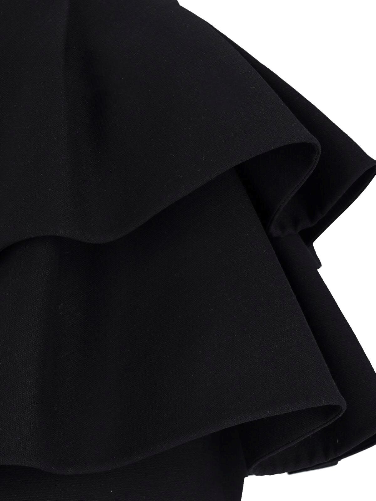 VIRGIN WOOL AND SILK MIDI SKIRT - 4