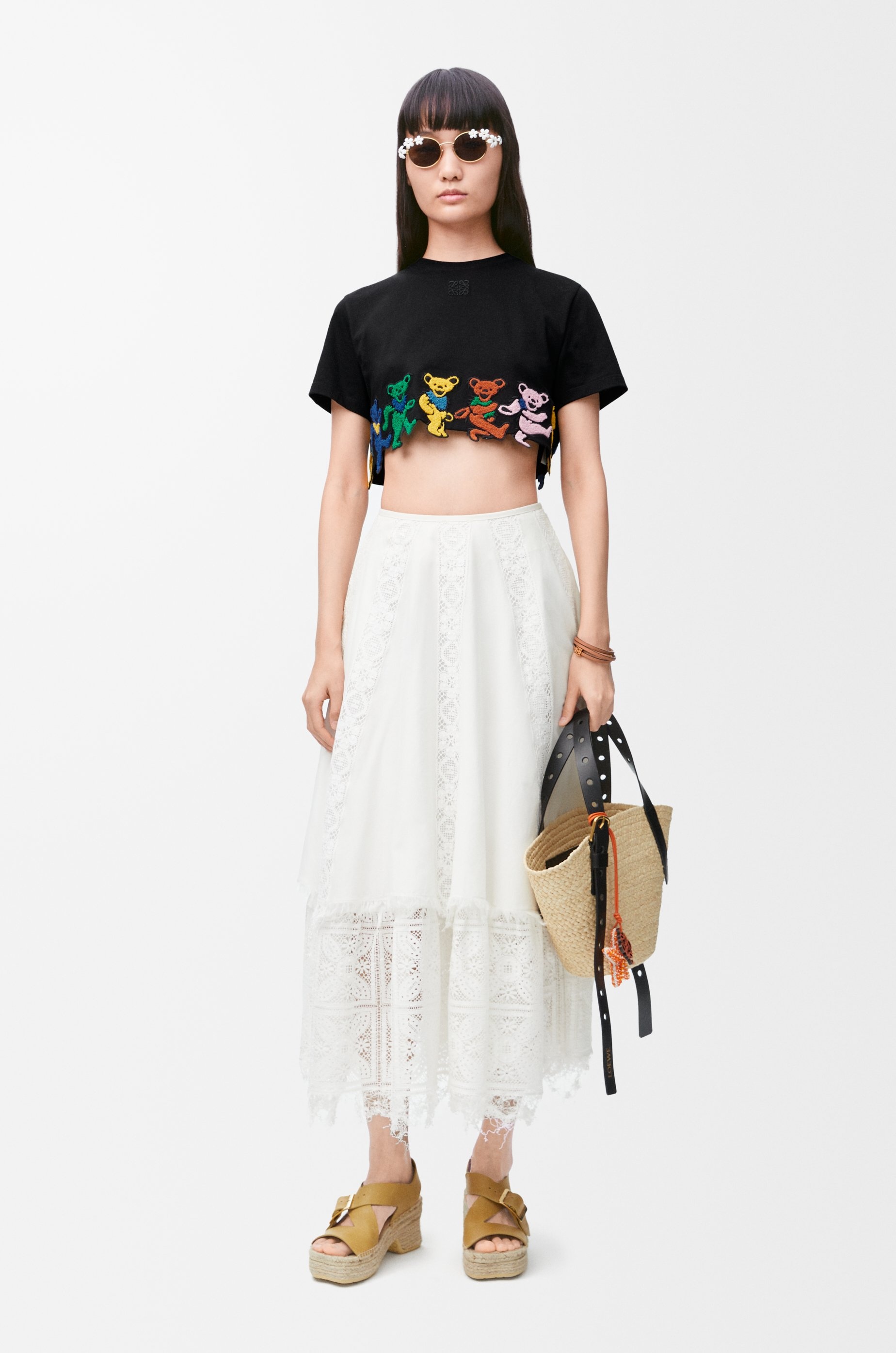Cropped T-shirt in cotton - 2