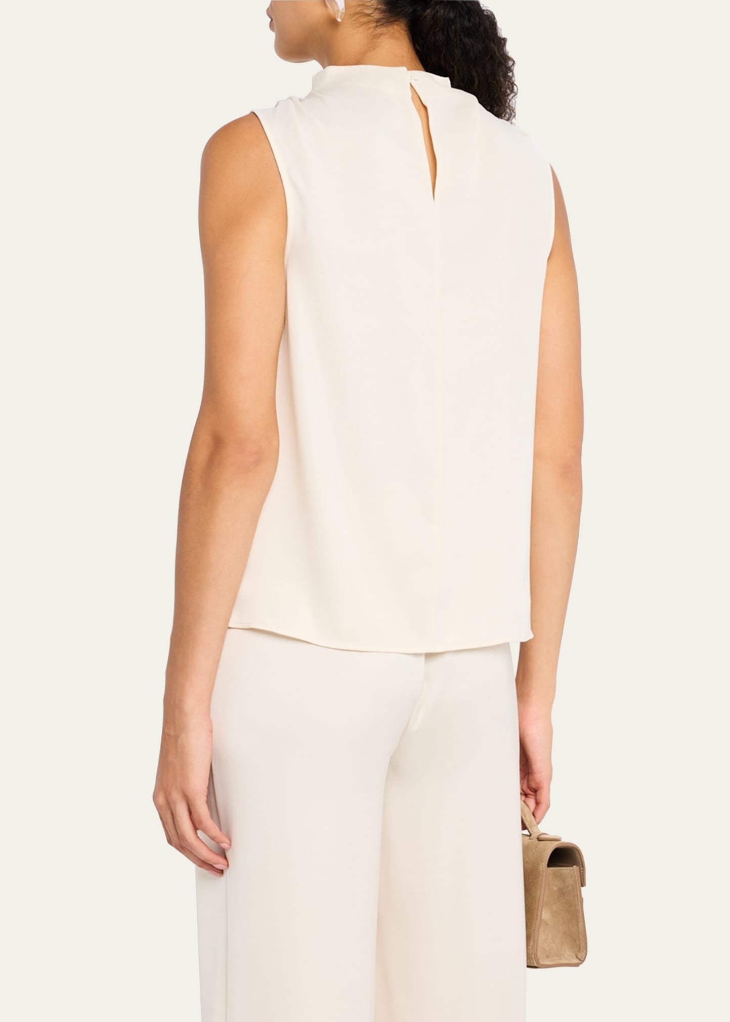 Julie Gathered High-Neck Top - 3