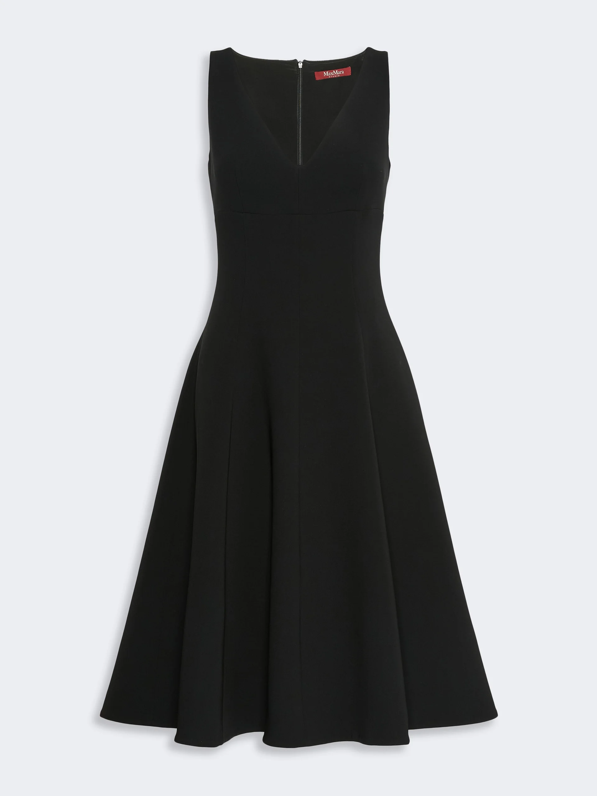 MEDUSA Cady dress with circle skirt - BLACK - 1