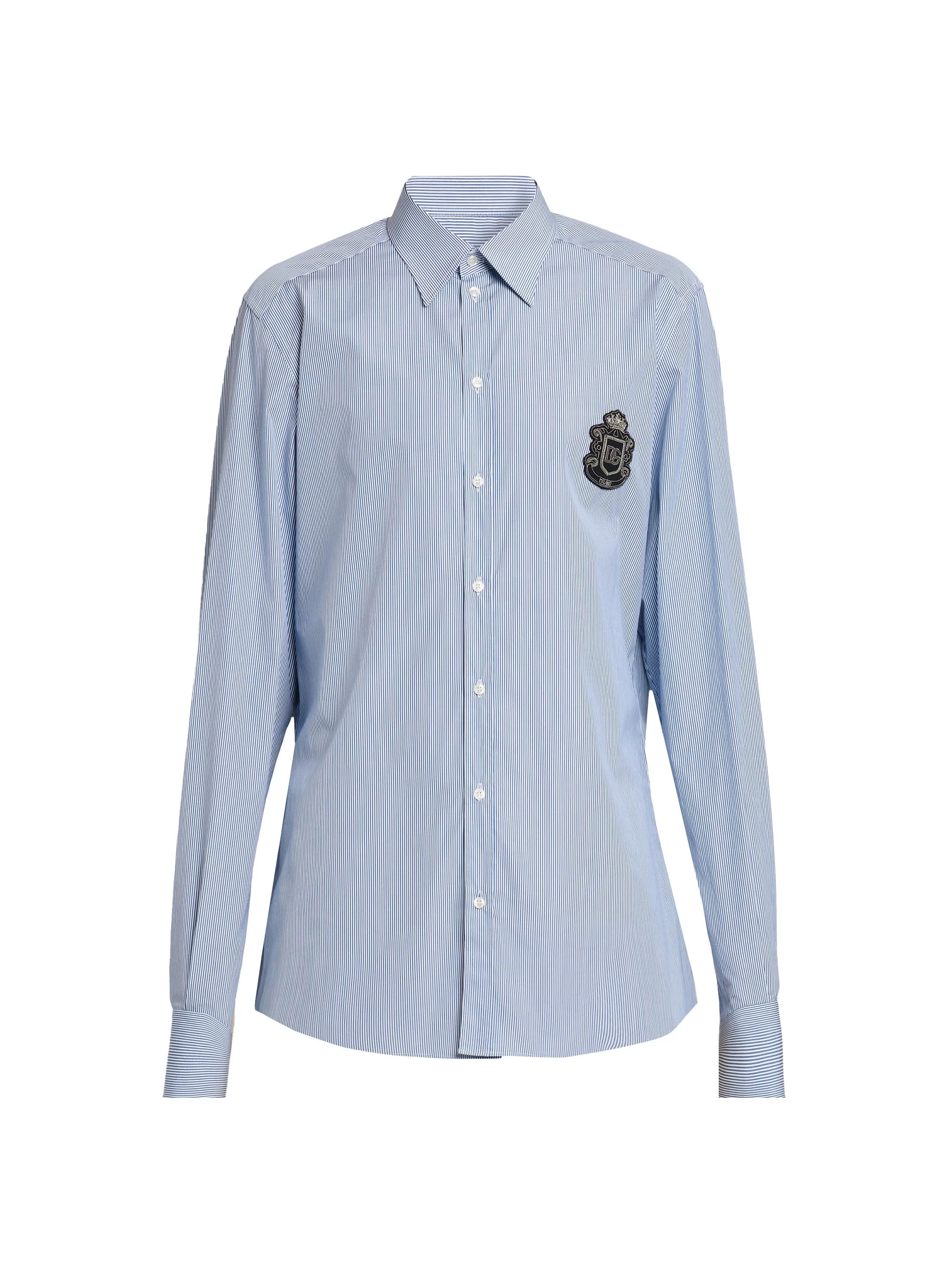 Men's Striped Cotton Poplin Oversized Shirt - Rigato - 1
