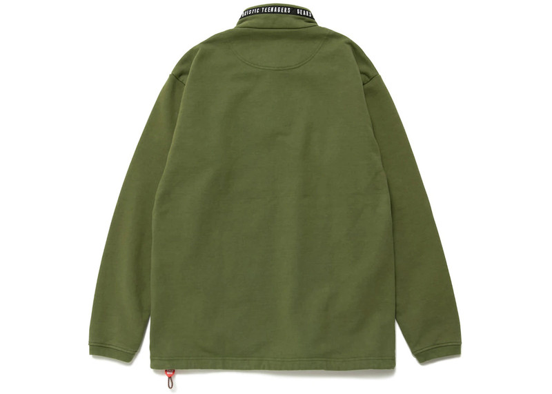 Human Made Human Made Stand Collar Sweatshirt Green outlook