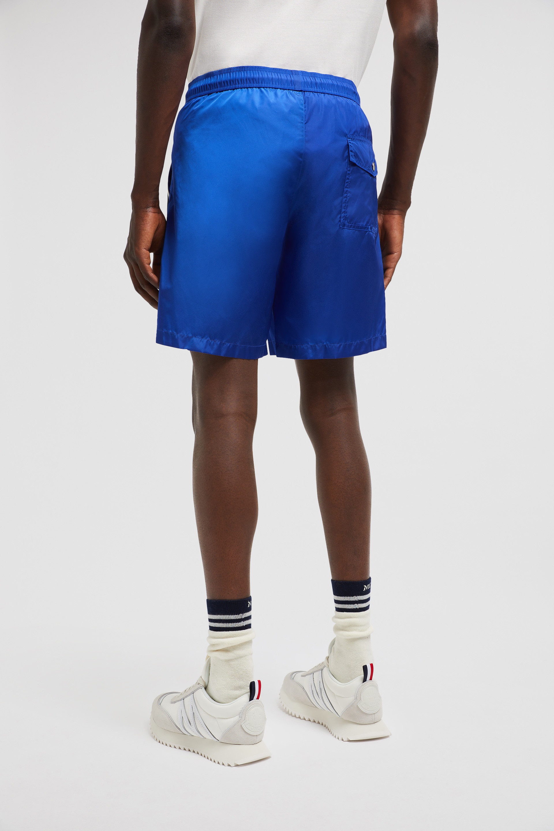 Tricolor Trim Swim Shorts - 5