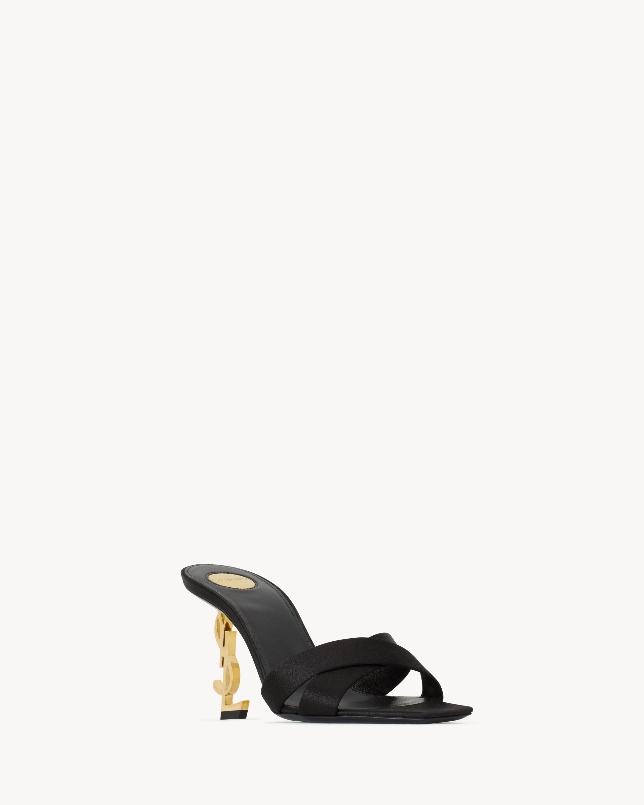 OPYUM MULES IN SATIN CREPE - 3