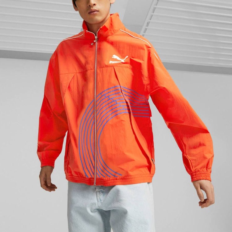 PUMA Track Meet T7 Track Jacket 'Orange' 539020-20 - 4