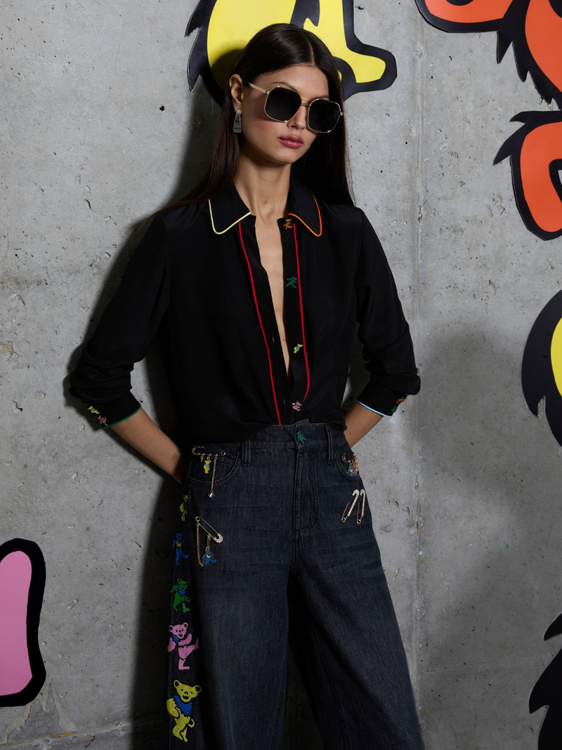 A+O X GRATEFUL DEAD WILLA BLOUSE 2
