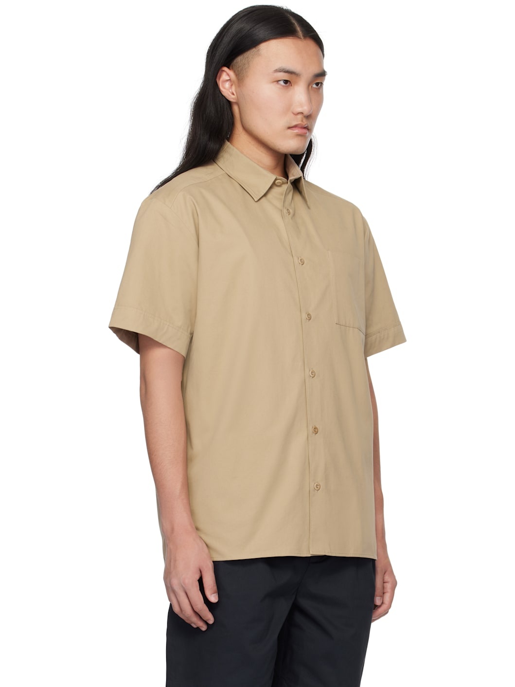 Beige Ross Short-Sleeve Shirt - 2