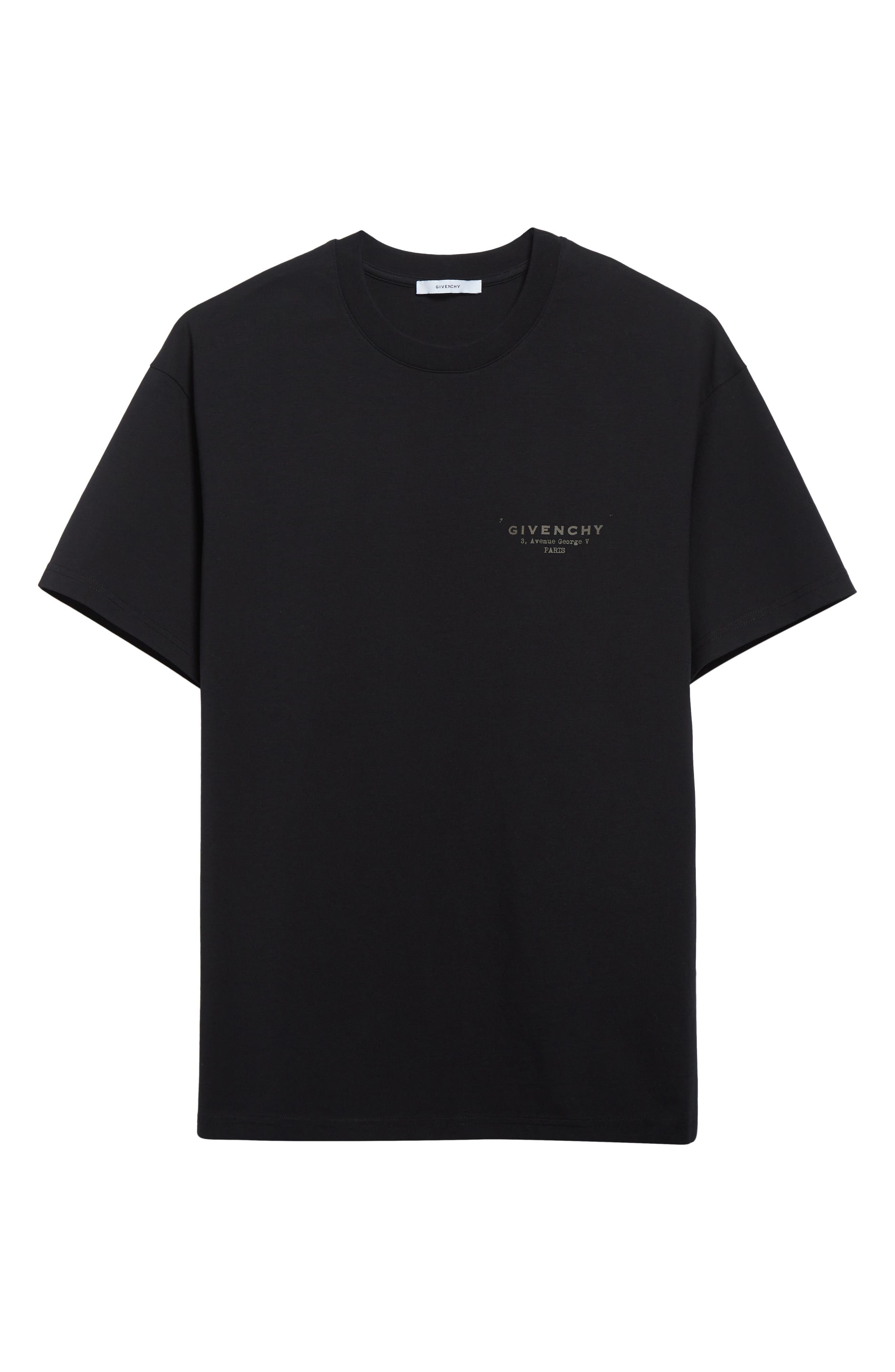 Givenchy Regular Fit Logo T-Shirt in Black at Nordstrom - 5
