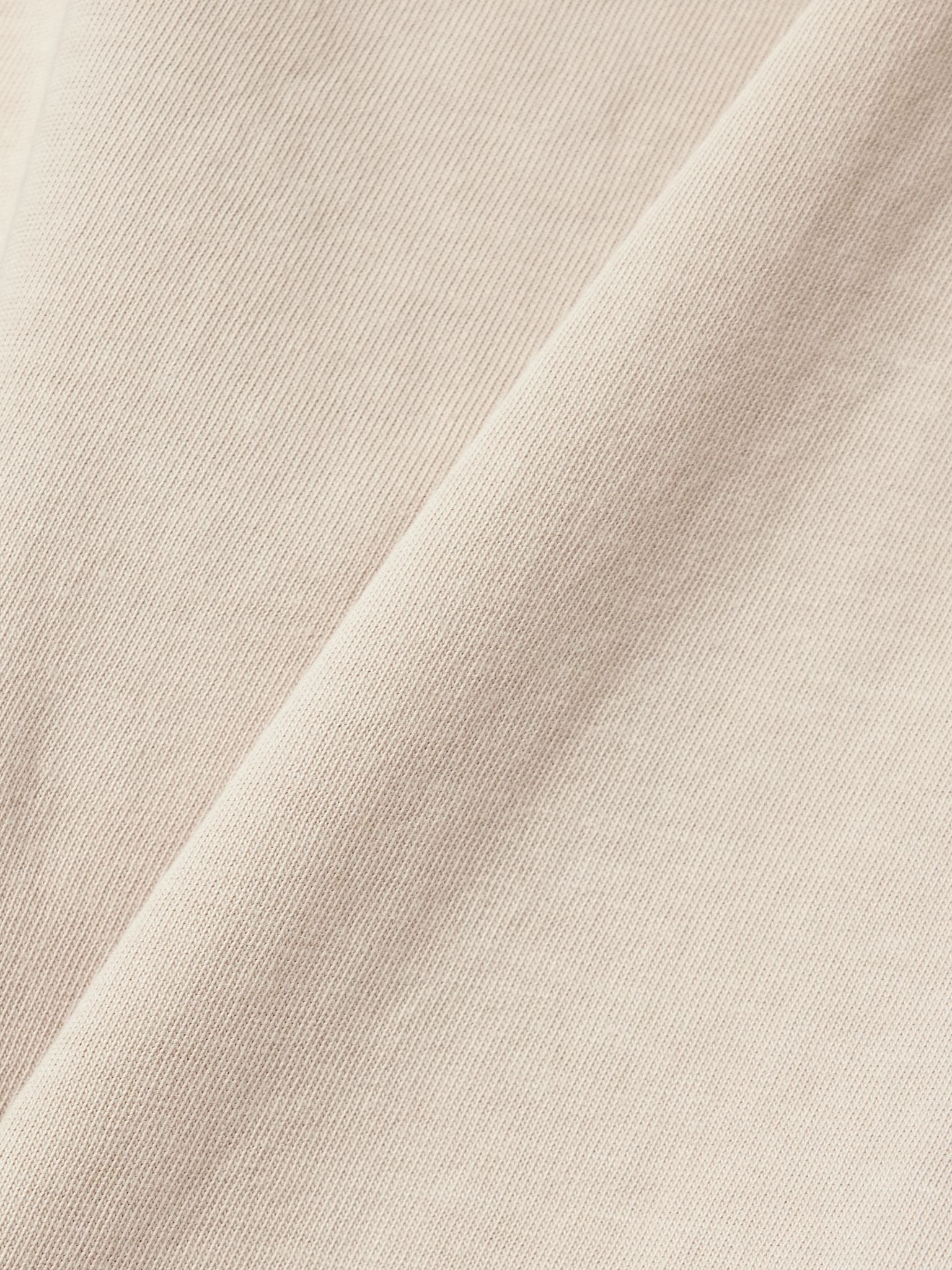 Beth draped organic cotton-jersey T-shirt Light gray - 4
