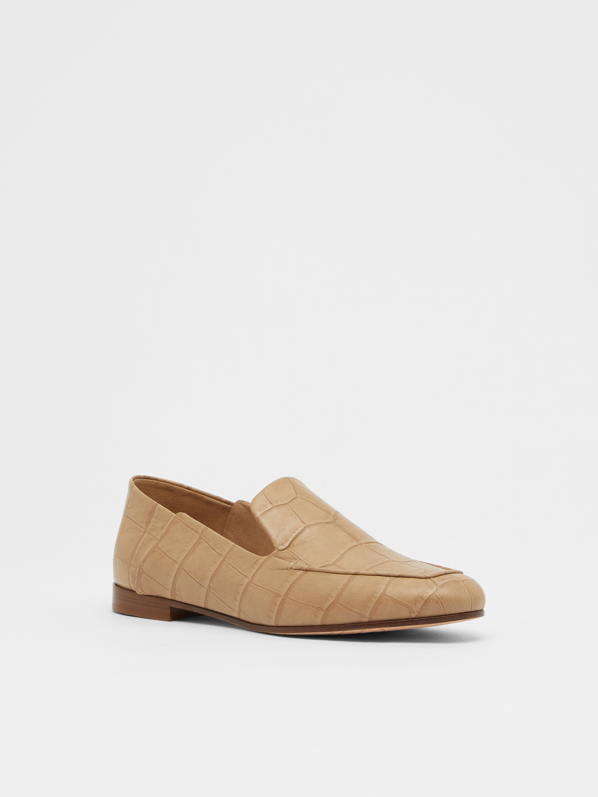 LARIS Crocodile-print leather loafers - 2