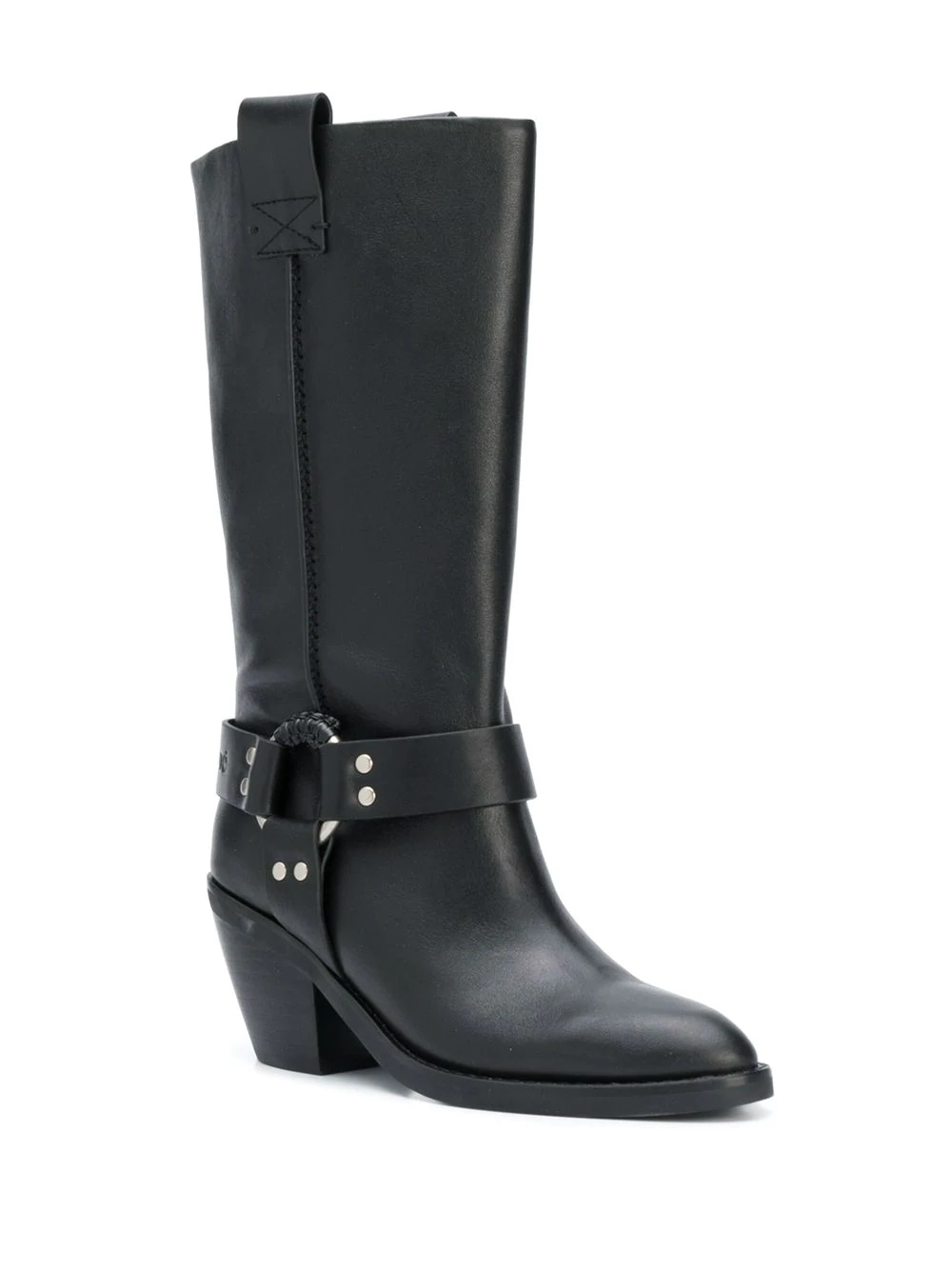 mid-calf buckled boots - 2