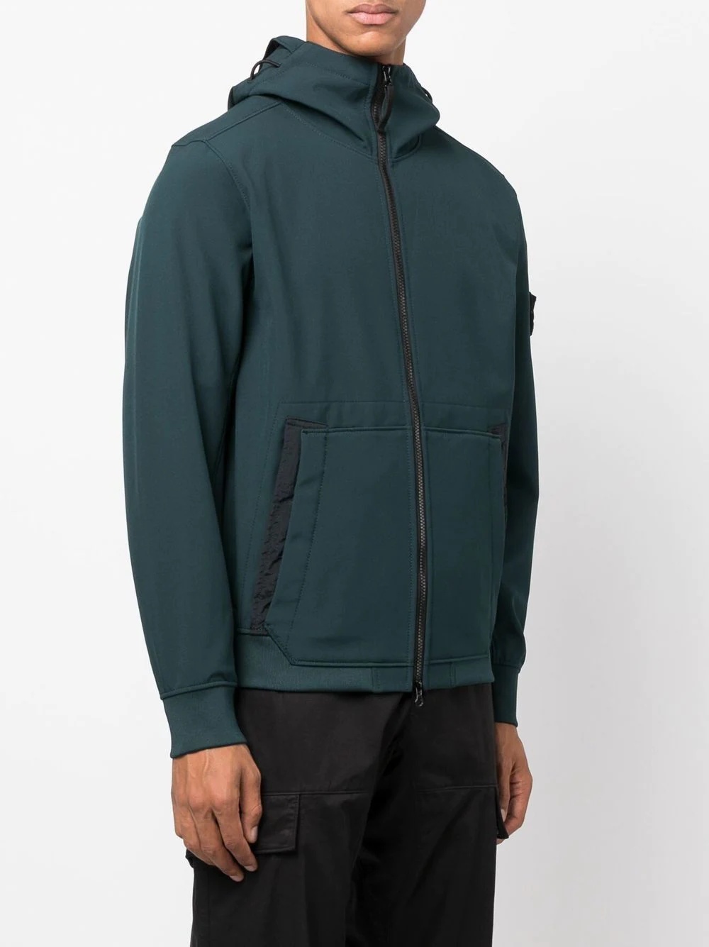 Compass-patch hooded jacket - 3