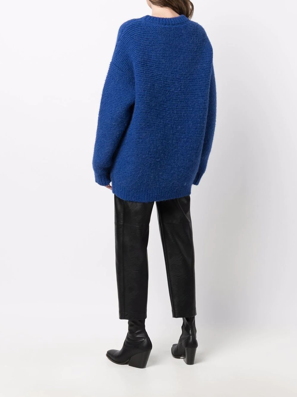 oversized knitted jumper - 4