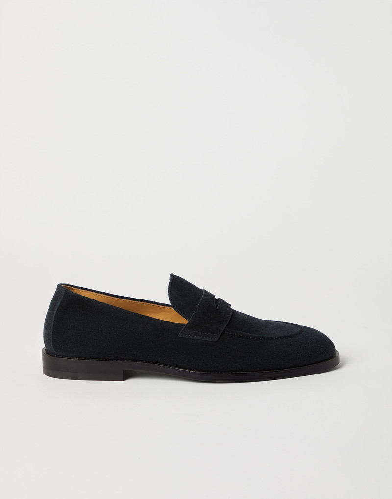 Suede penny loafers 5