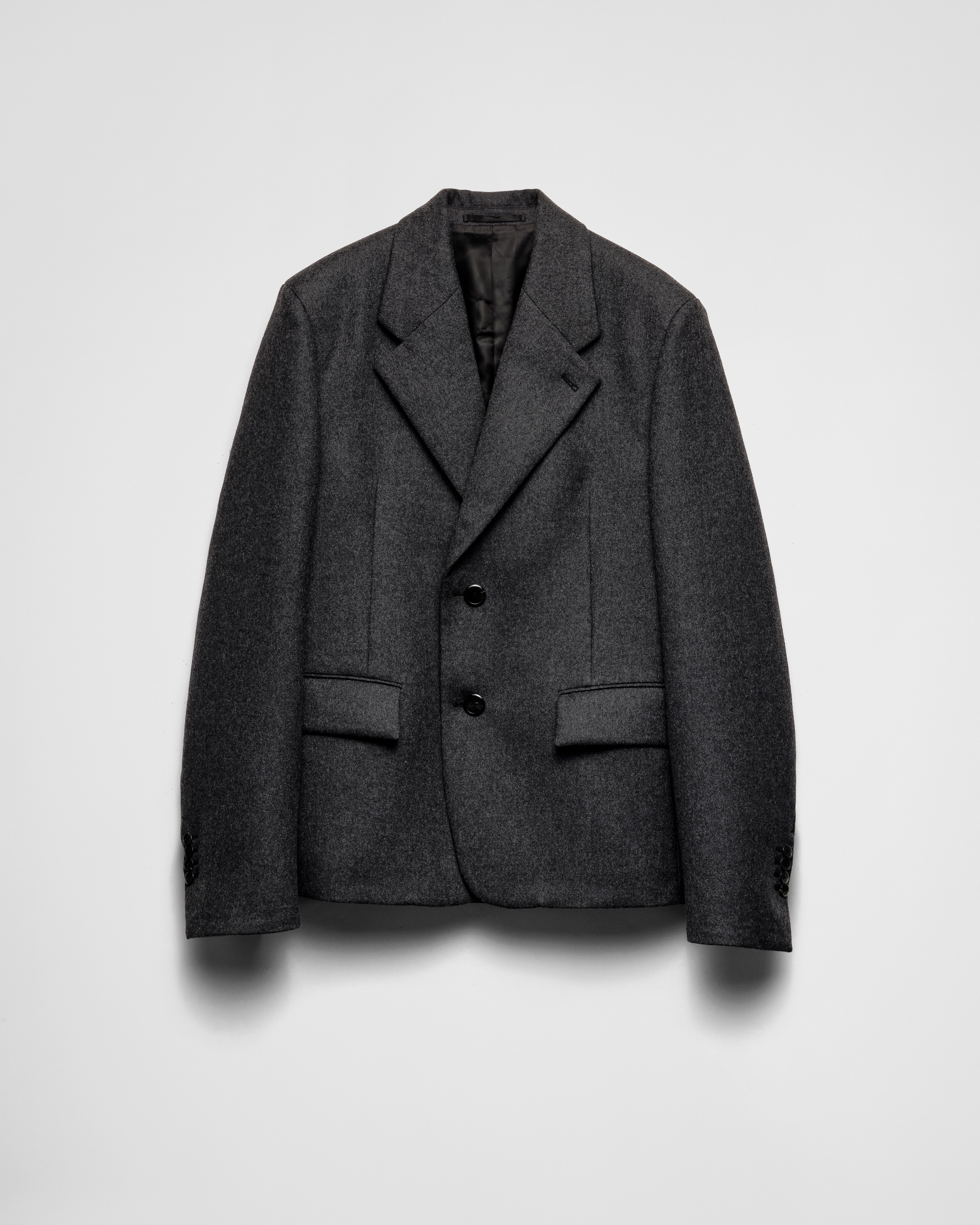 Single-breasted wool jacket - 1