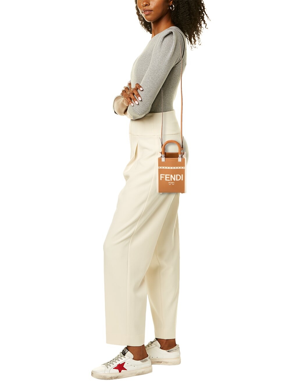FENDI Sunshine Mini Patent Tote - 4